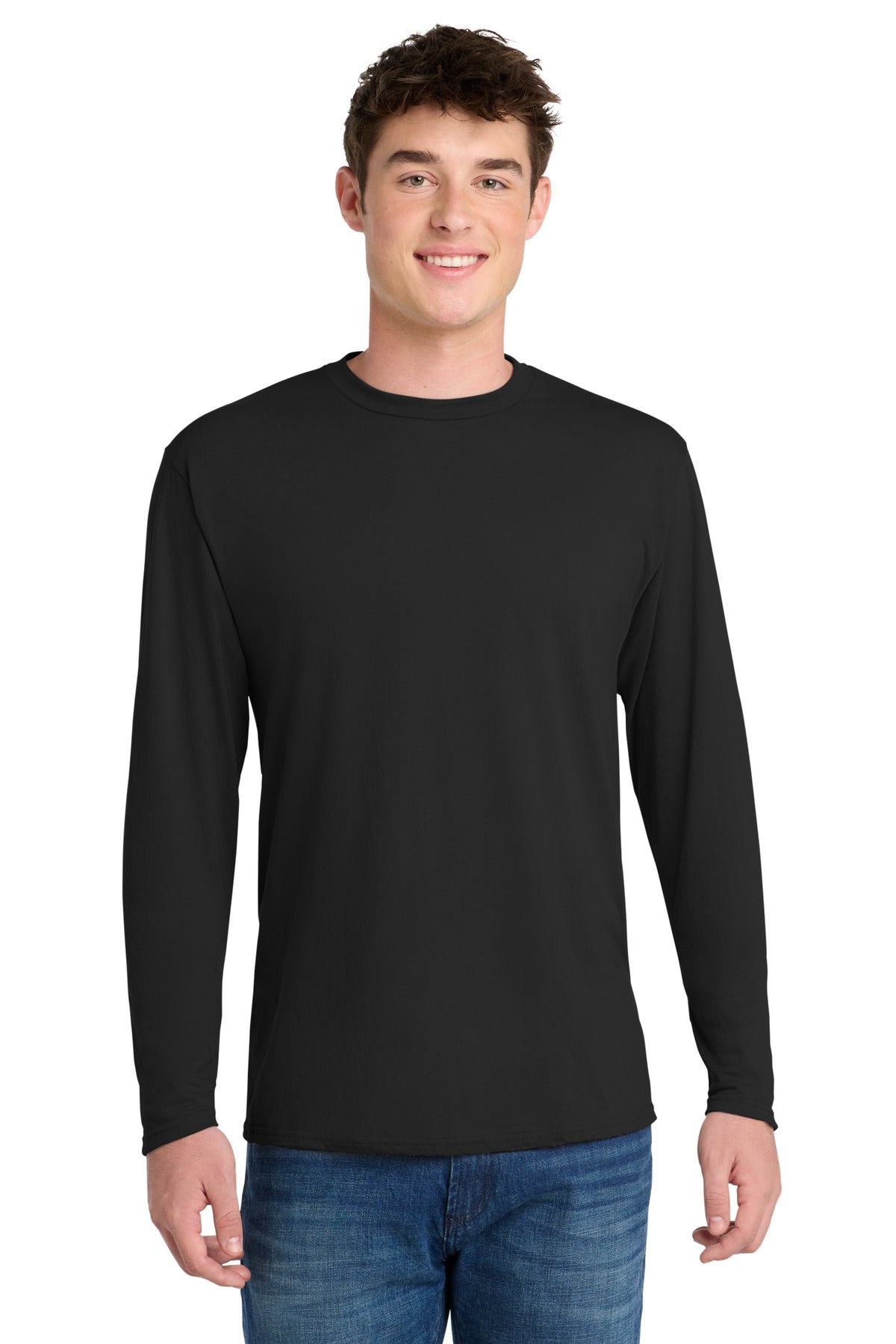 Port & Co™ Long Sleeve Performance Blend Tee. PC381LS