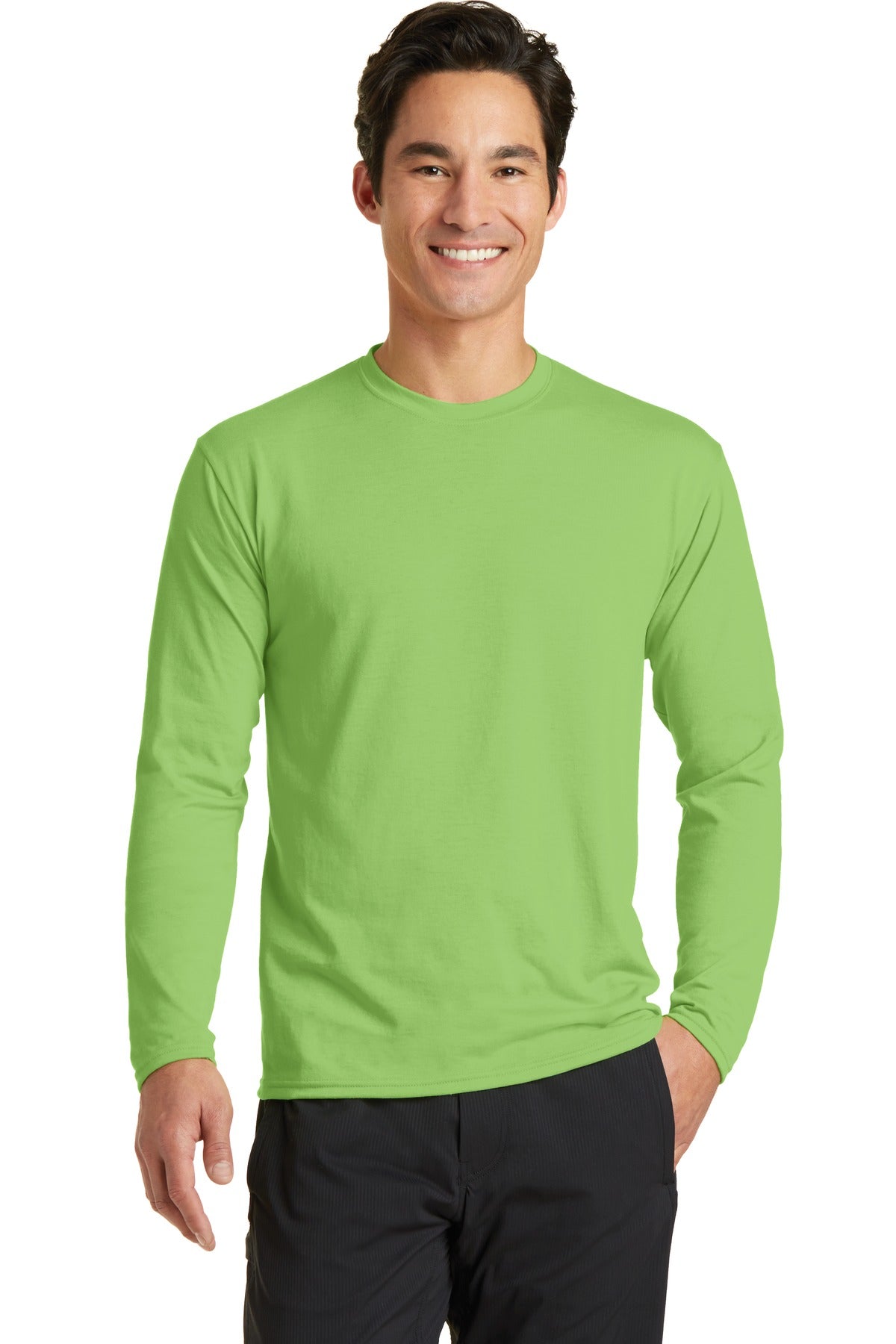 Port & Co™ Long Sleeve Performance Blend Tee. PC381LS