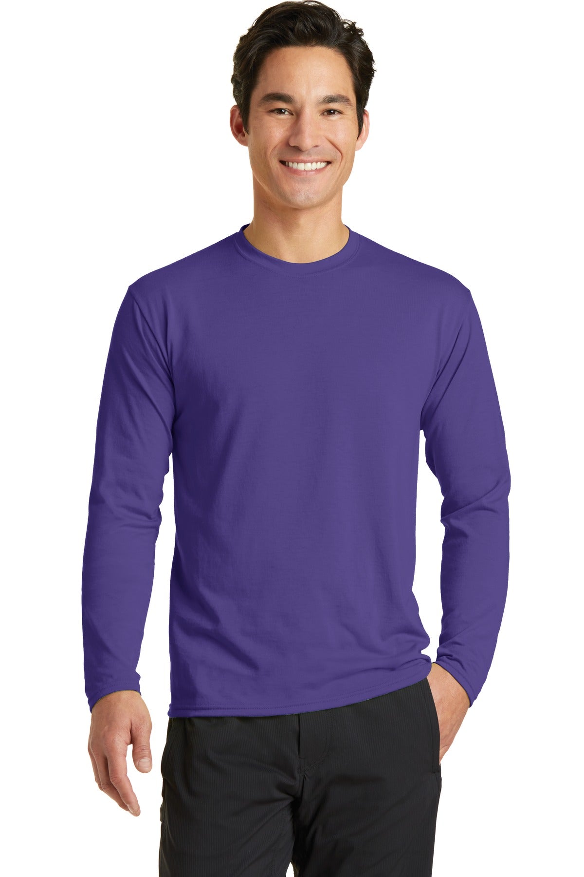Port & Co™ Long Sleeve Performance Blend Tee. PC381LS