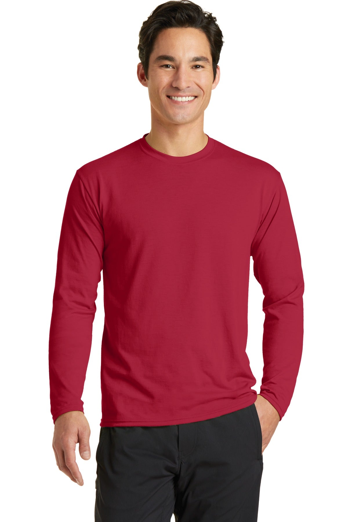 Port & Co™ Long Sleeve Performance Blend Tee. PC381LS