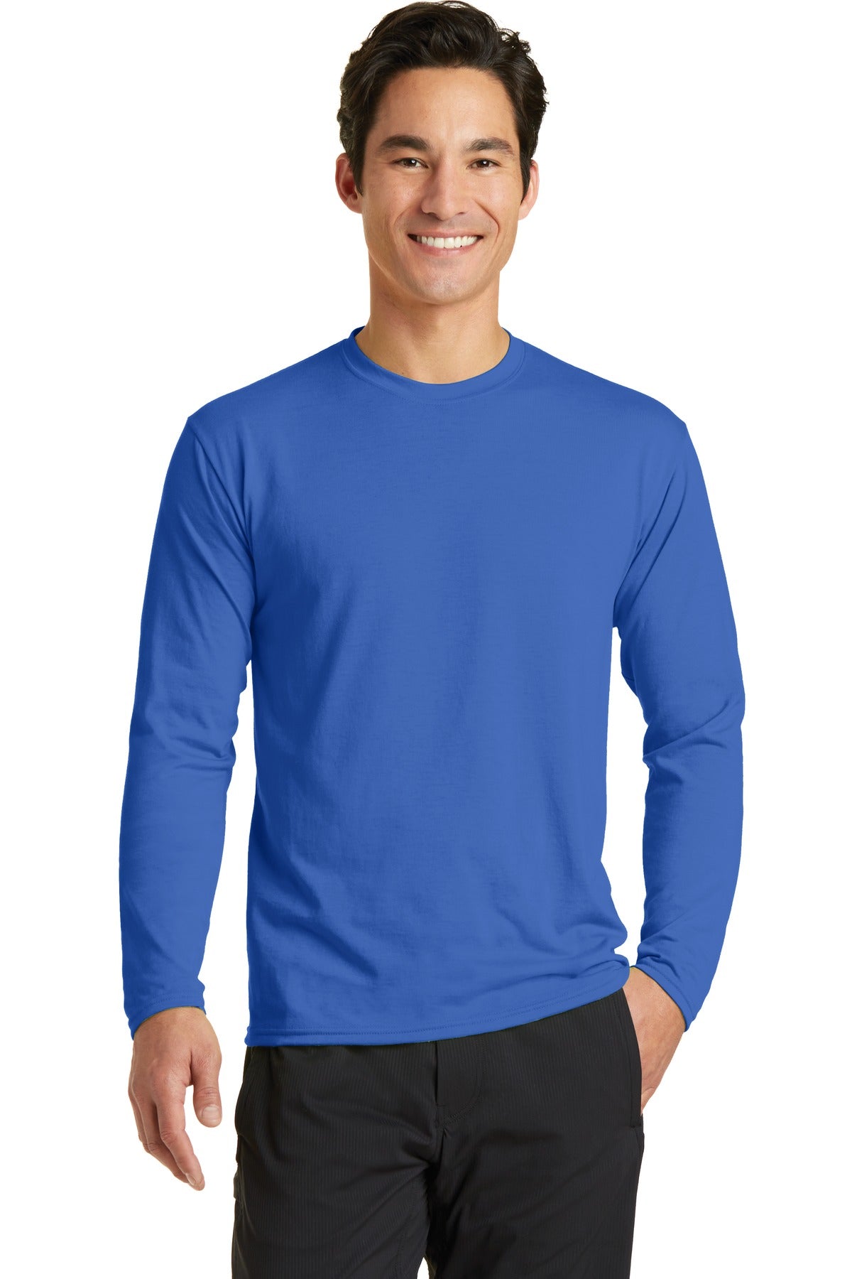 Port & Co™ Long Sleeve Performance Blend Tee. PC381LS