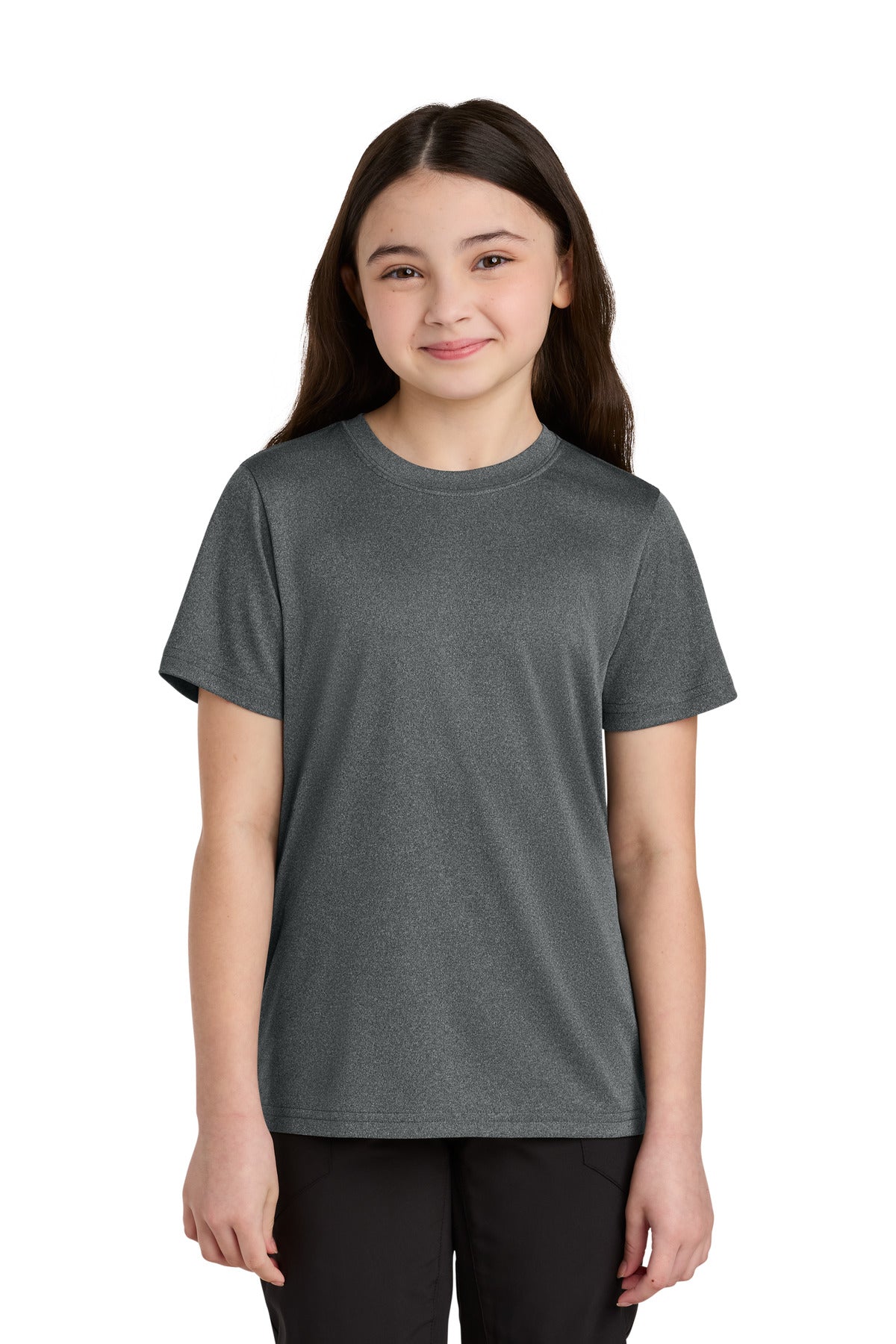 Port & Co™ Youth Heather Performance Tee PC390Y