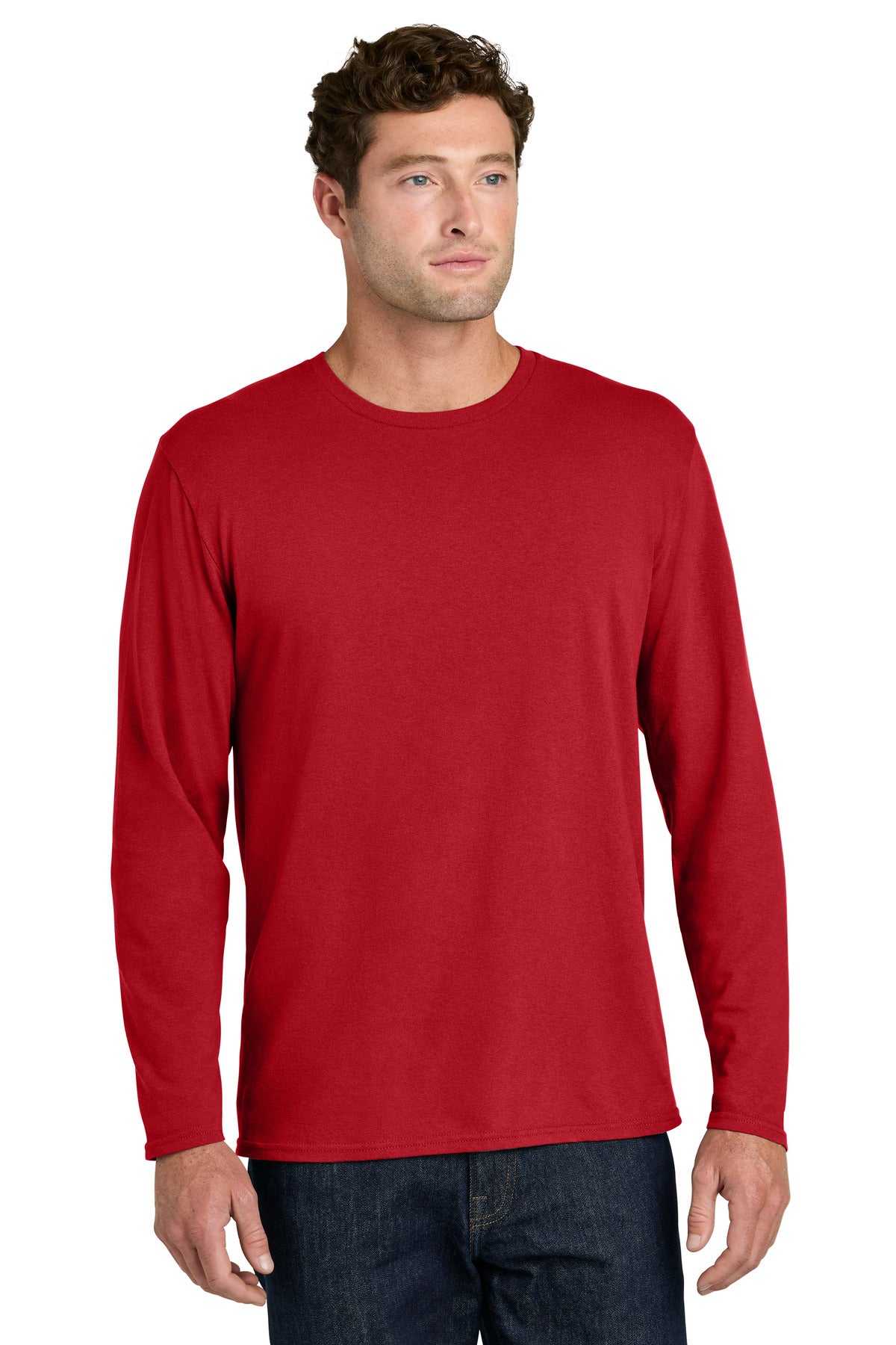 Port & Co™ Easy Cotton Long Sleeve Tee PC43LS
