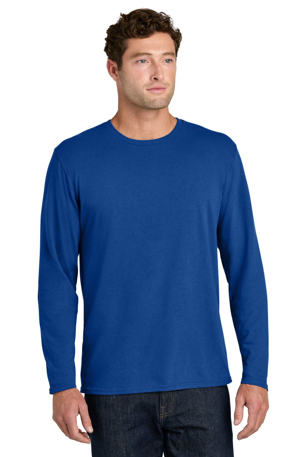Port & Co™ Easy Cotton Long Sleeve Tee PC43LS