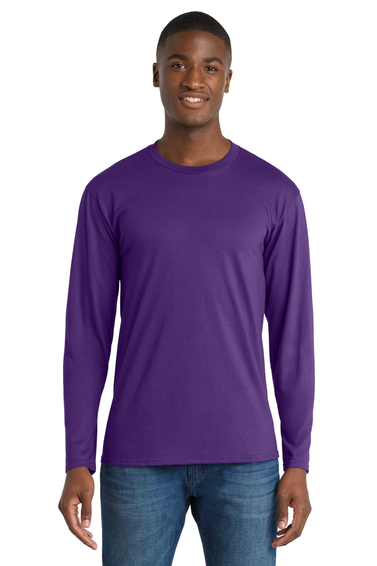 Port & Co™ Long Sleeve Fan Favorite Tee. PC450LS