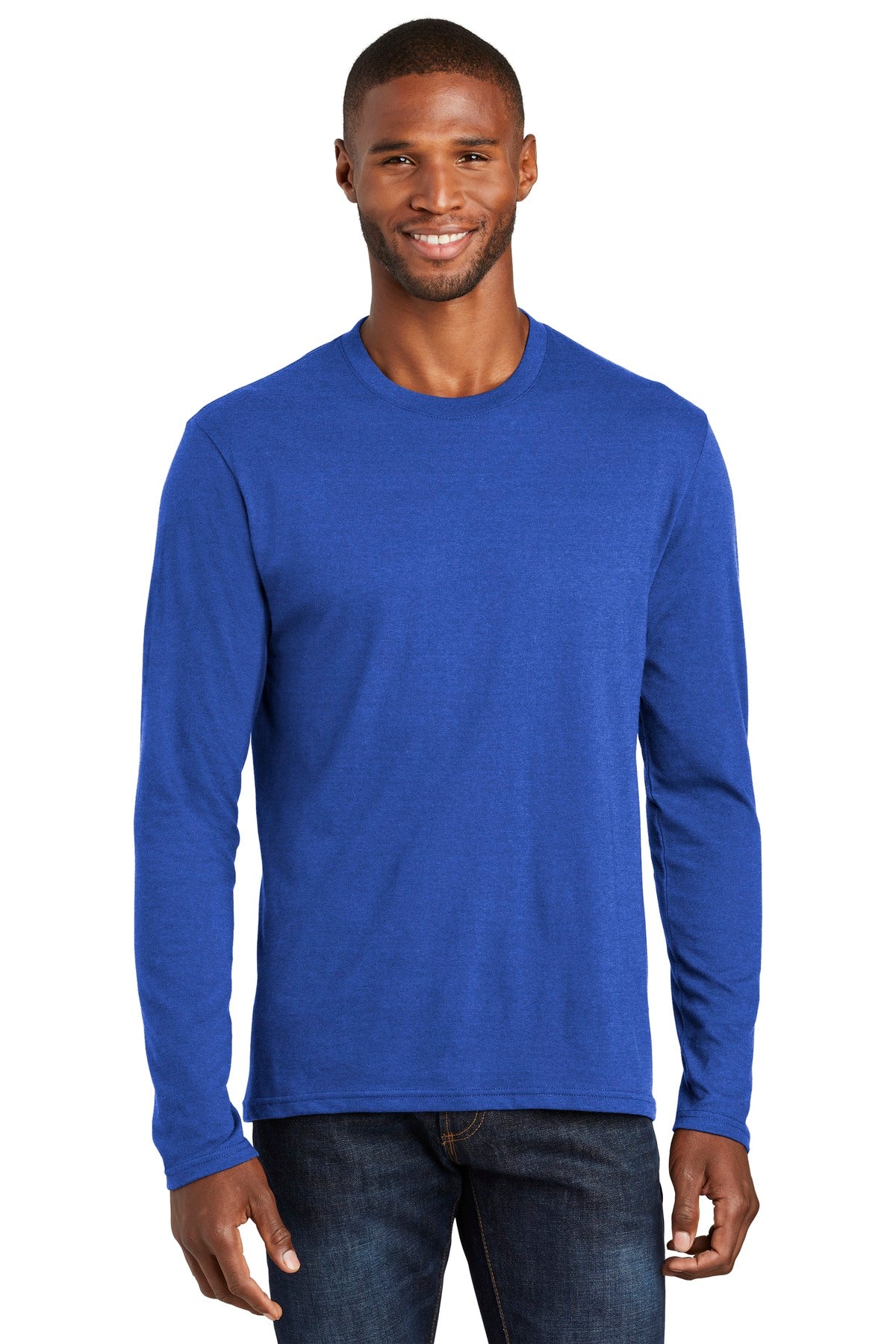 Port & Co™ Long Sleeve Fan Favorite ™ Blend Tee. PC455LS