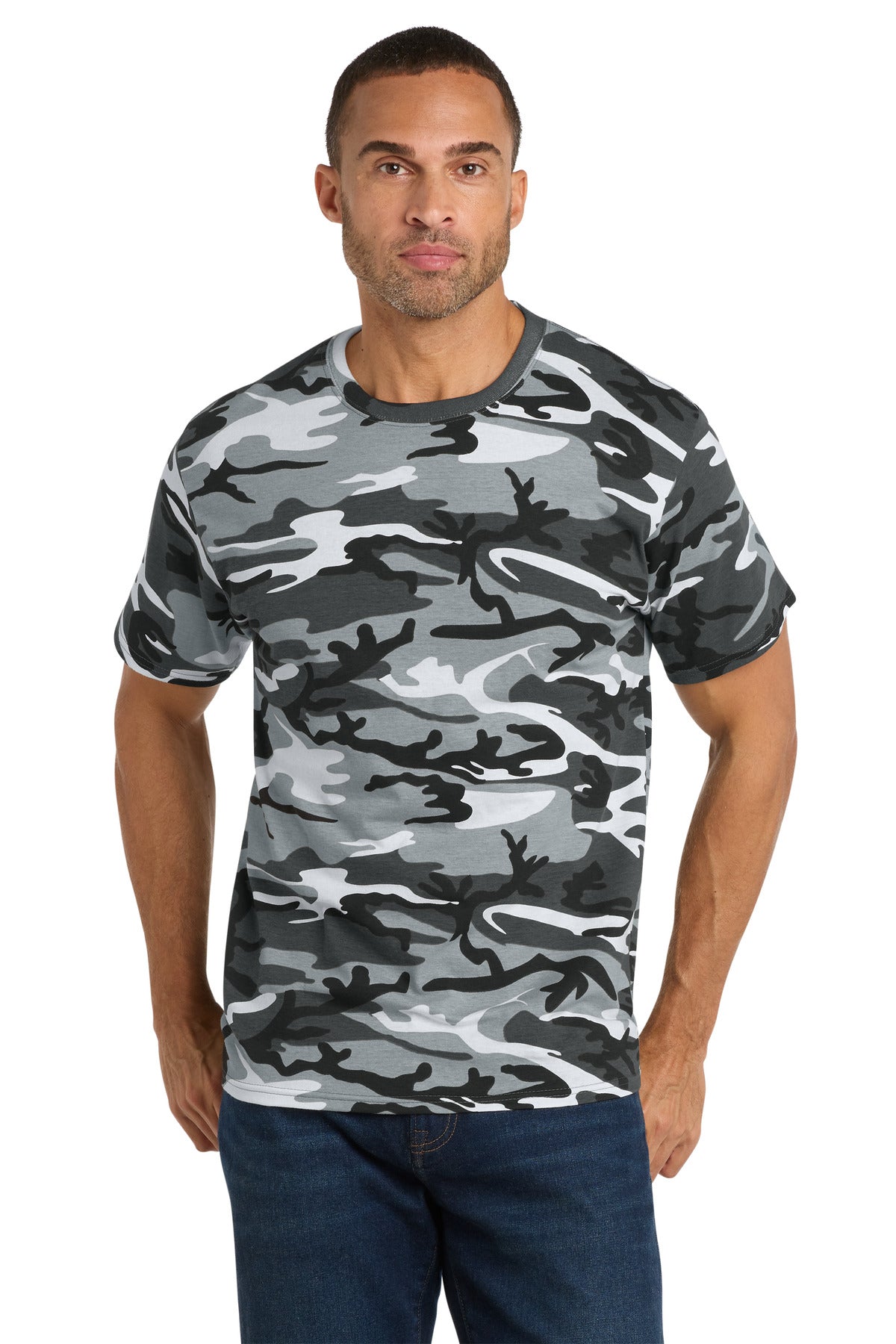 Port & Co™ Core Cotton Camo Tee.  PC54C
