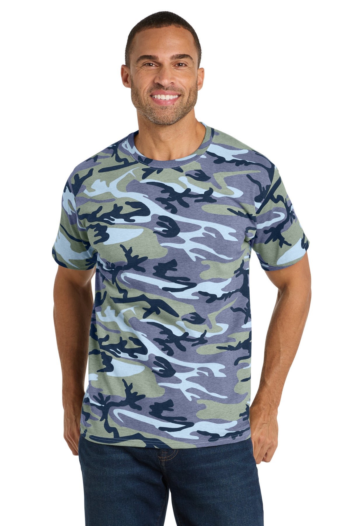 Port & Co™ Core Cotton Camo Tee.  PC54C