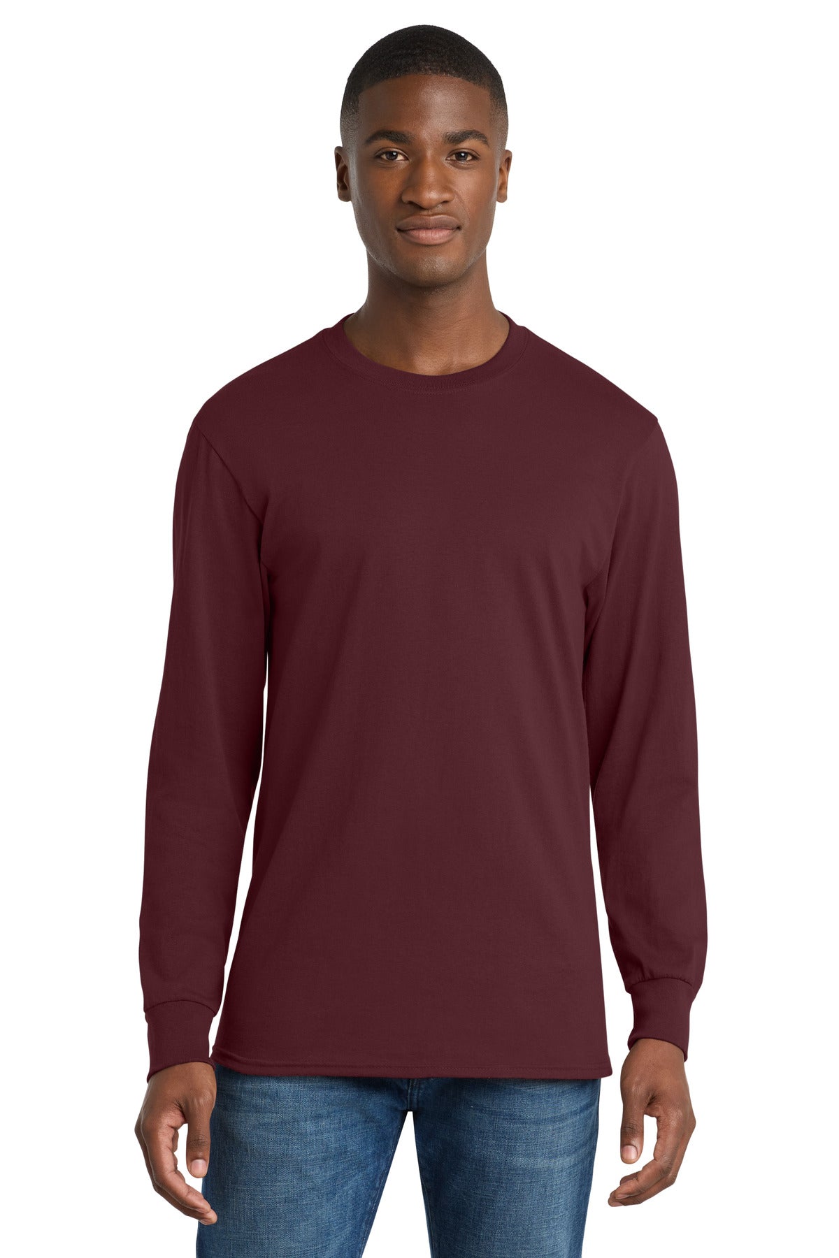 Port & Co™ Long Sleeve Core Cotton Tee. PC54LS