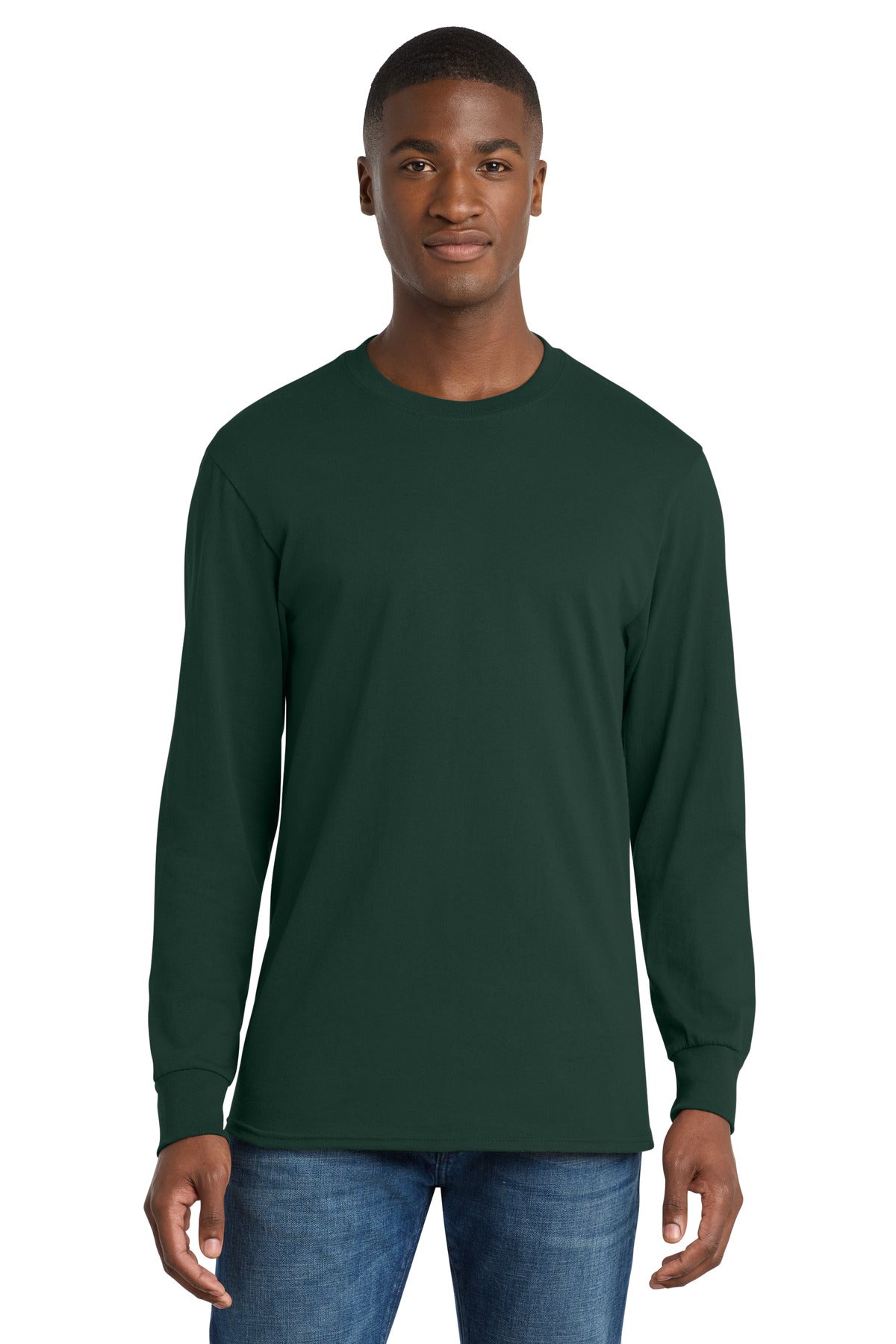 Port & Co™ Long Sleeve Core Cotton Tee. PC54LS