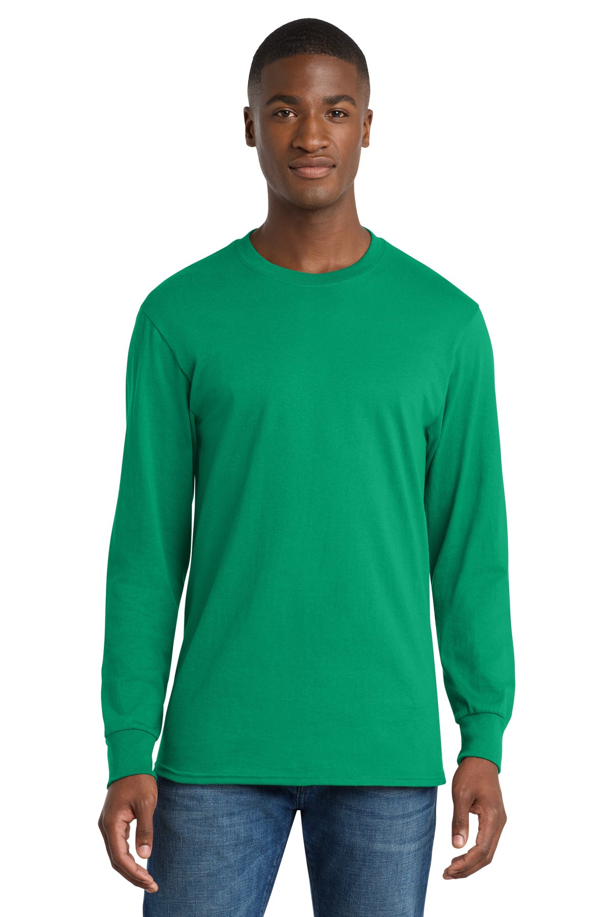 Port & Co™ Long Sleeve Core Cotton Tee. PC54LS