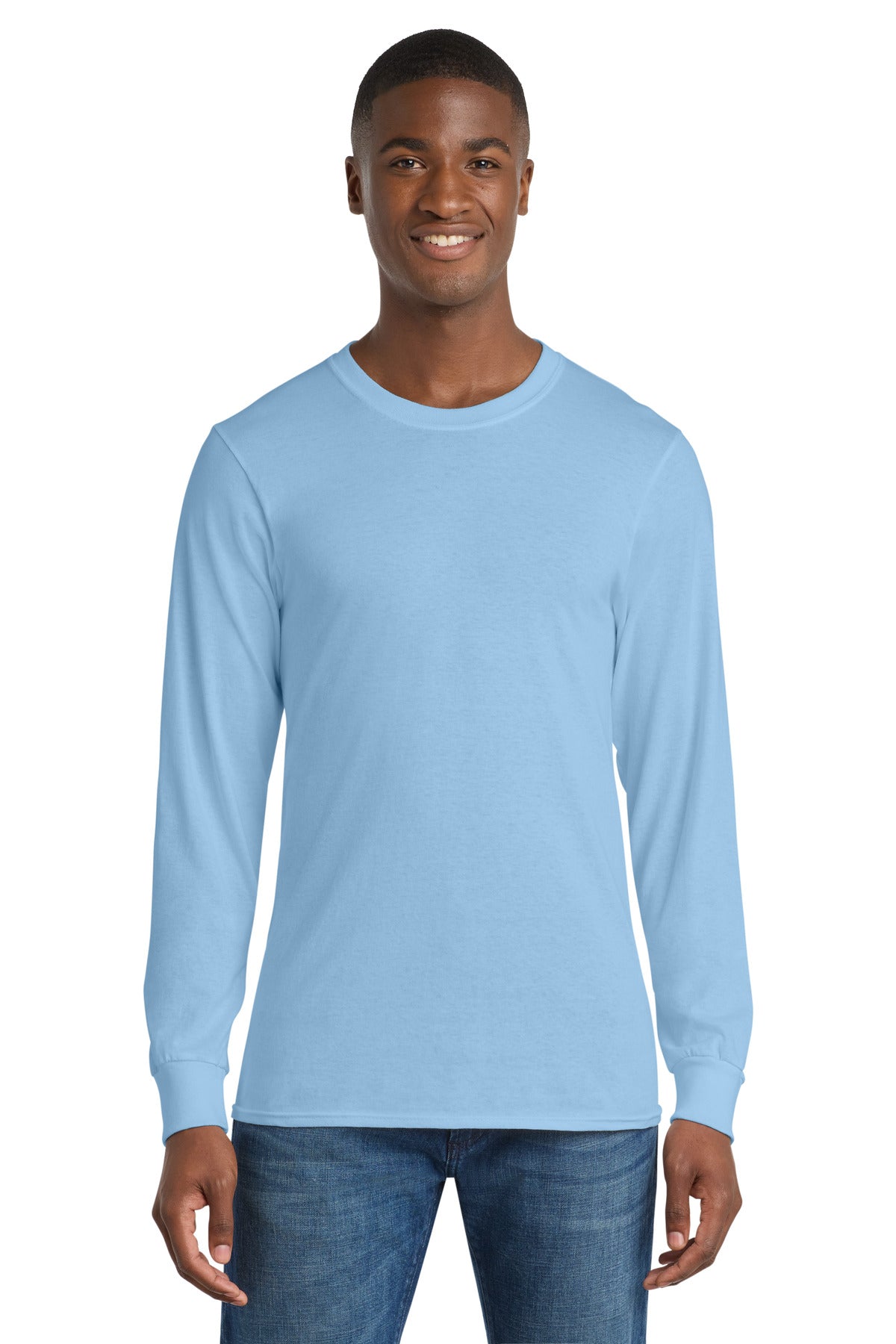 Port & Co™ Long Sleeve Core Cotton Tee. PC54LS – SanMar Sports