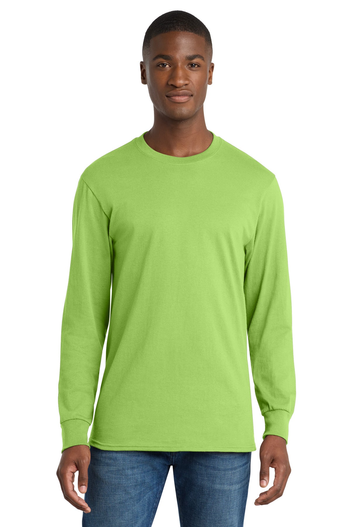 Port & Co™ Long Sleeve Core Cotton Tee. PC54LS – SanMar Sports