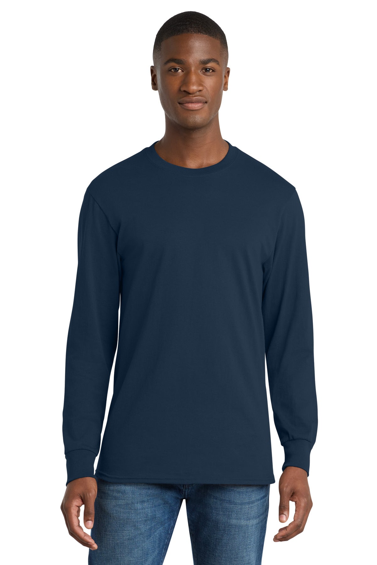 Port & Co™ Long Sleeve Core Cotton Tee. PC54LS