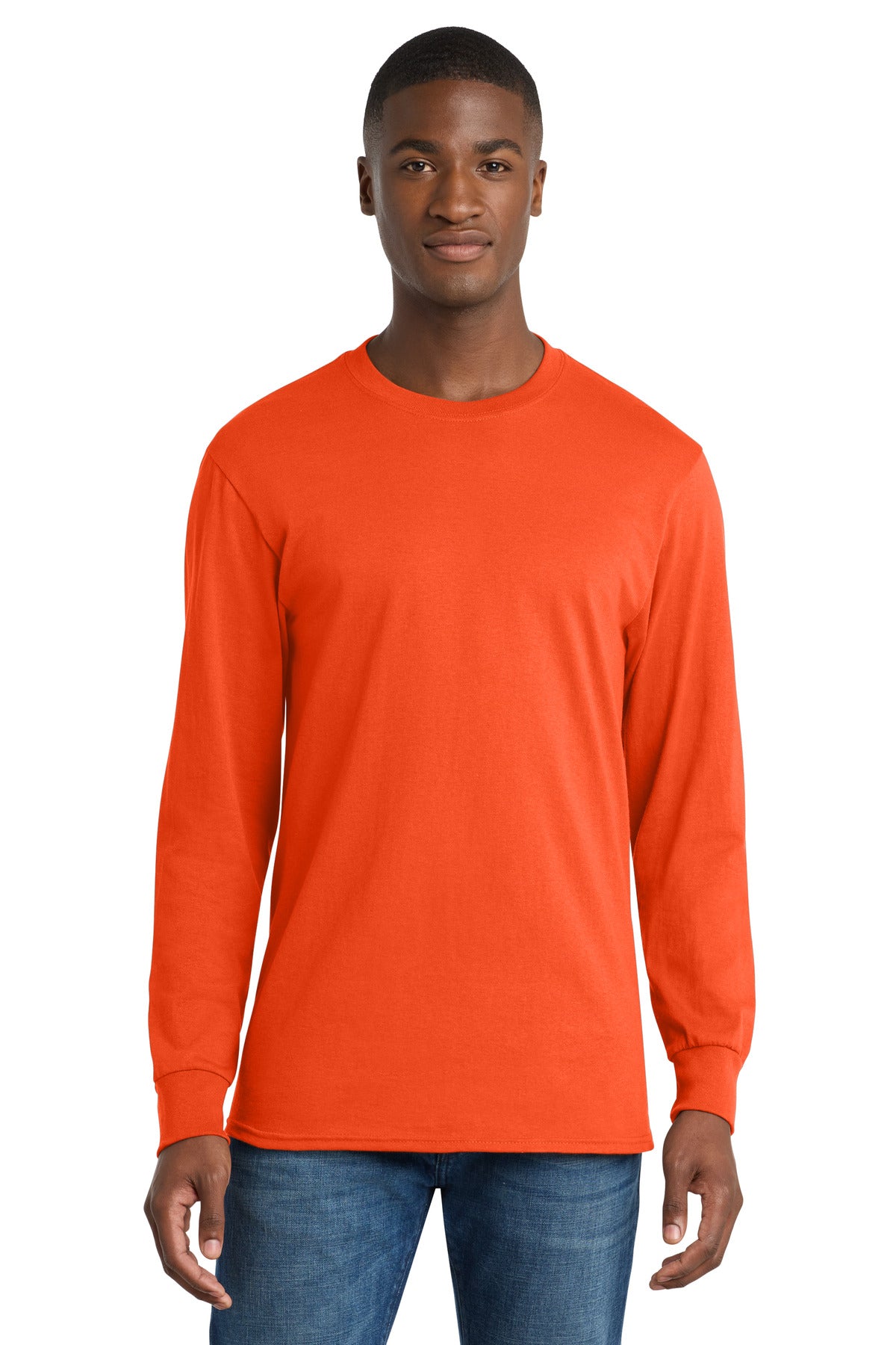 Port & Co™ Long Sleeve Core Cotton Tee. PC54LS