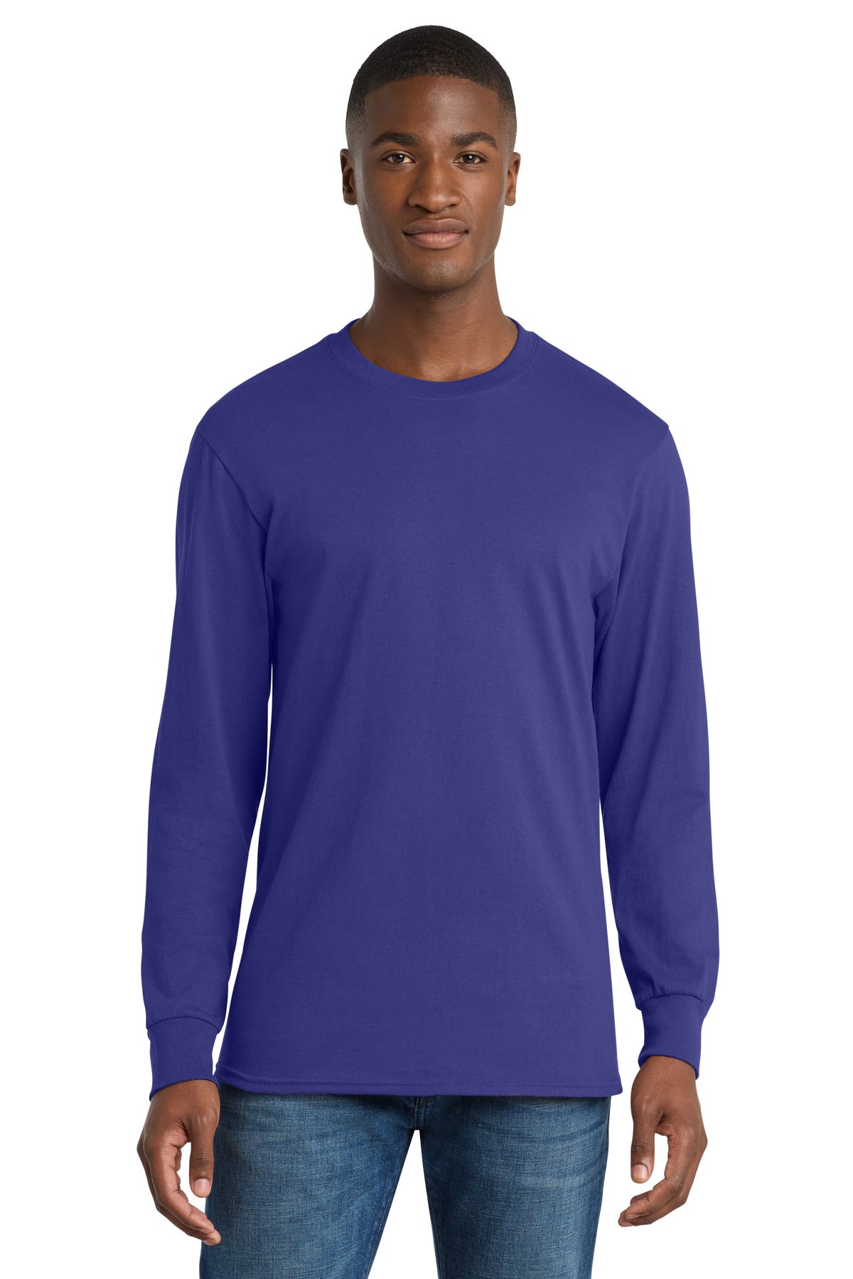 Port & Co™ Long Sleeve Core Cotton Tee. PC54LS