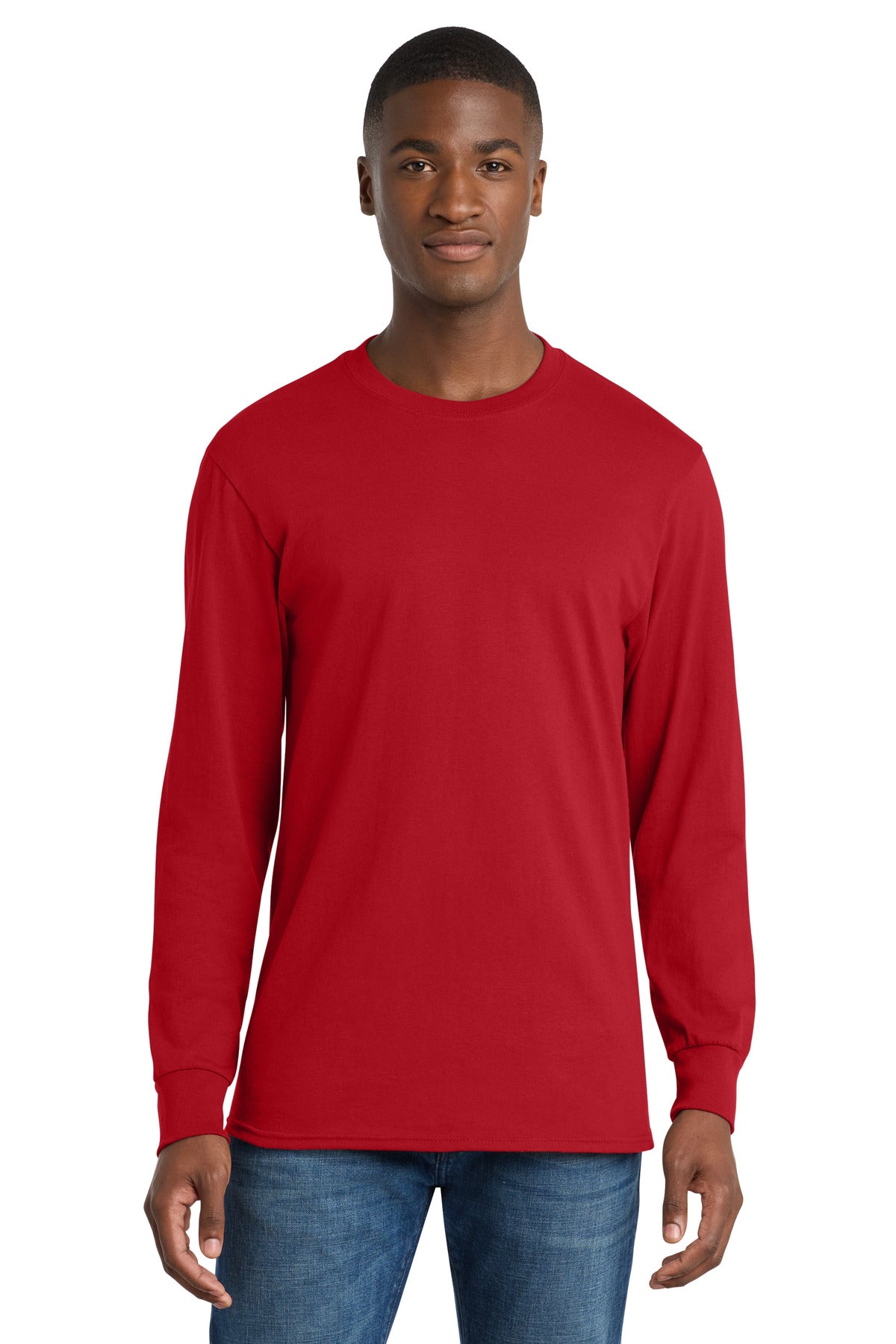 Port & Co™ Long Sleeve Core Cotton Tee. PC54LS