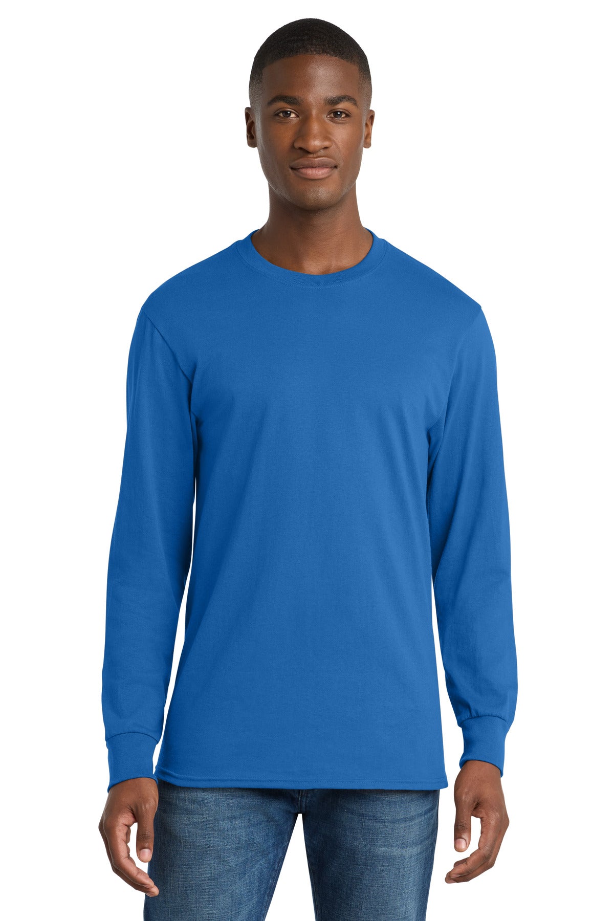 Port & Co™ Long Sleeve Core Cotton Tee. PC54LS