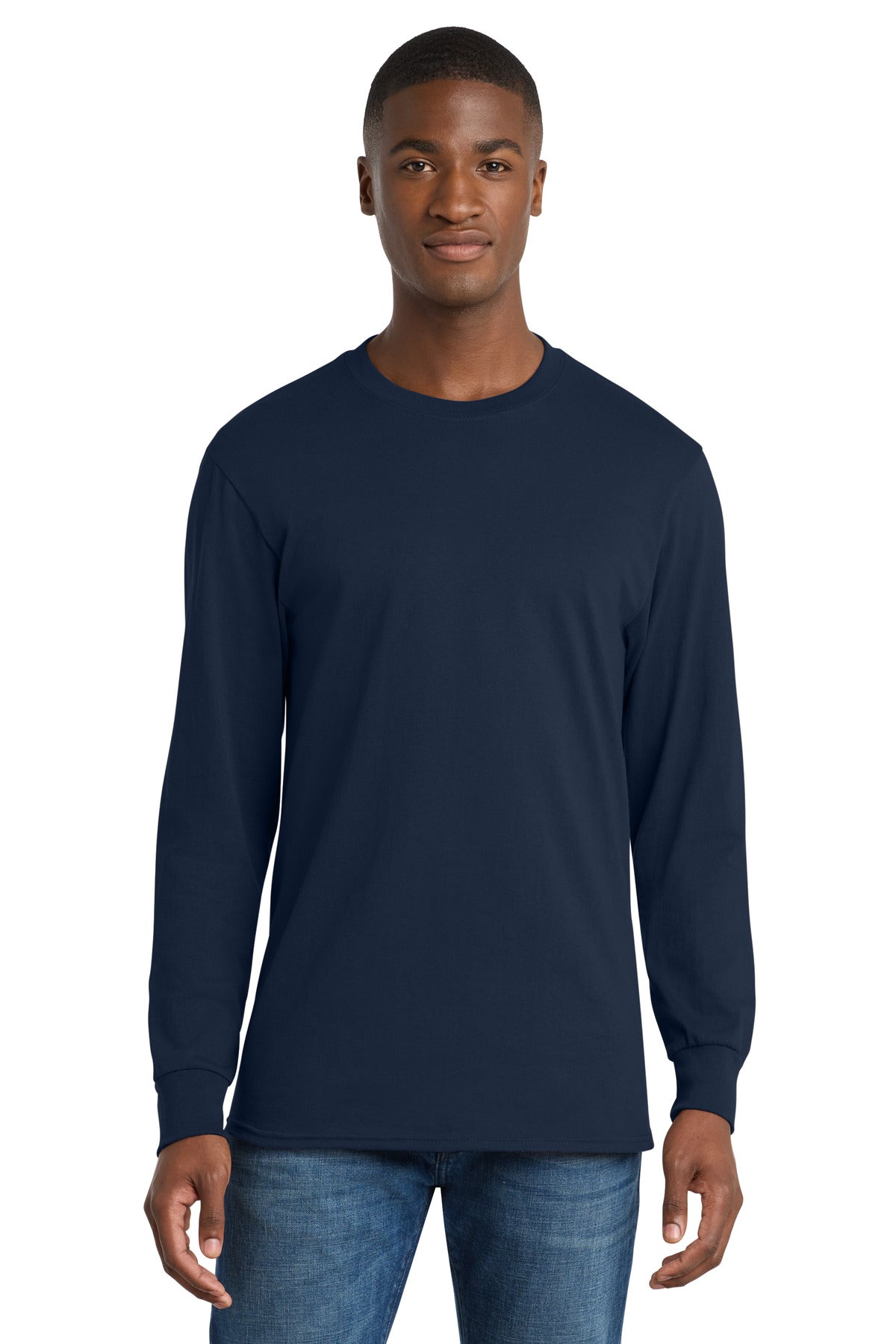 Port & Co™ Long Sleeve Core Cotton Tee. PC54LS