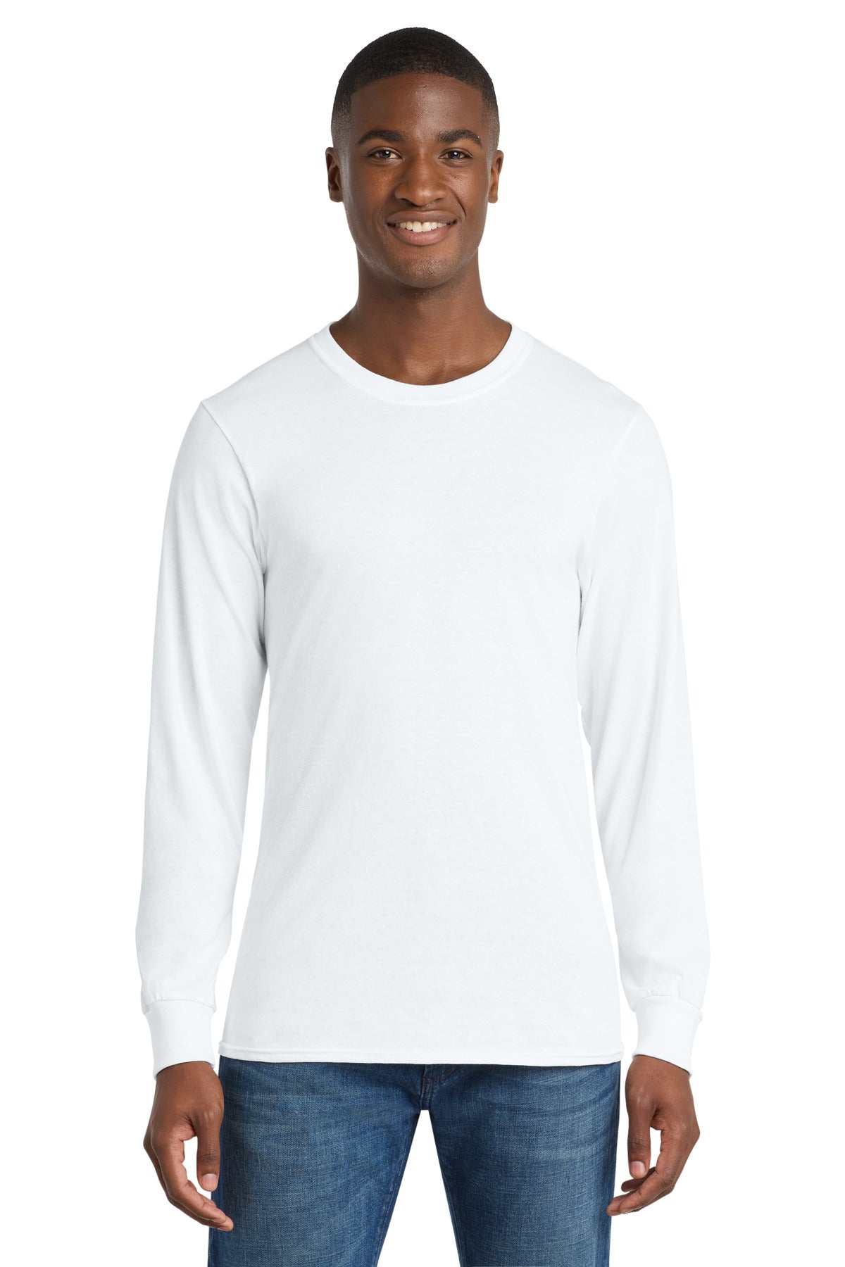 Port & Co™ Long Sleeve Core Cotton Tee. PC54LS