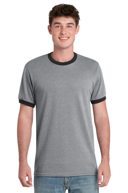 Port & Co™ Core Cotton Ringer Tee.  PC54R