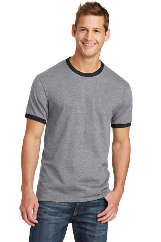 Port & Co™ Core Cotton Ringer Tee.  PC54R