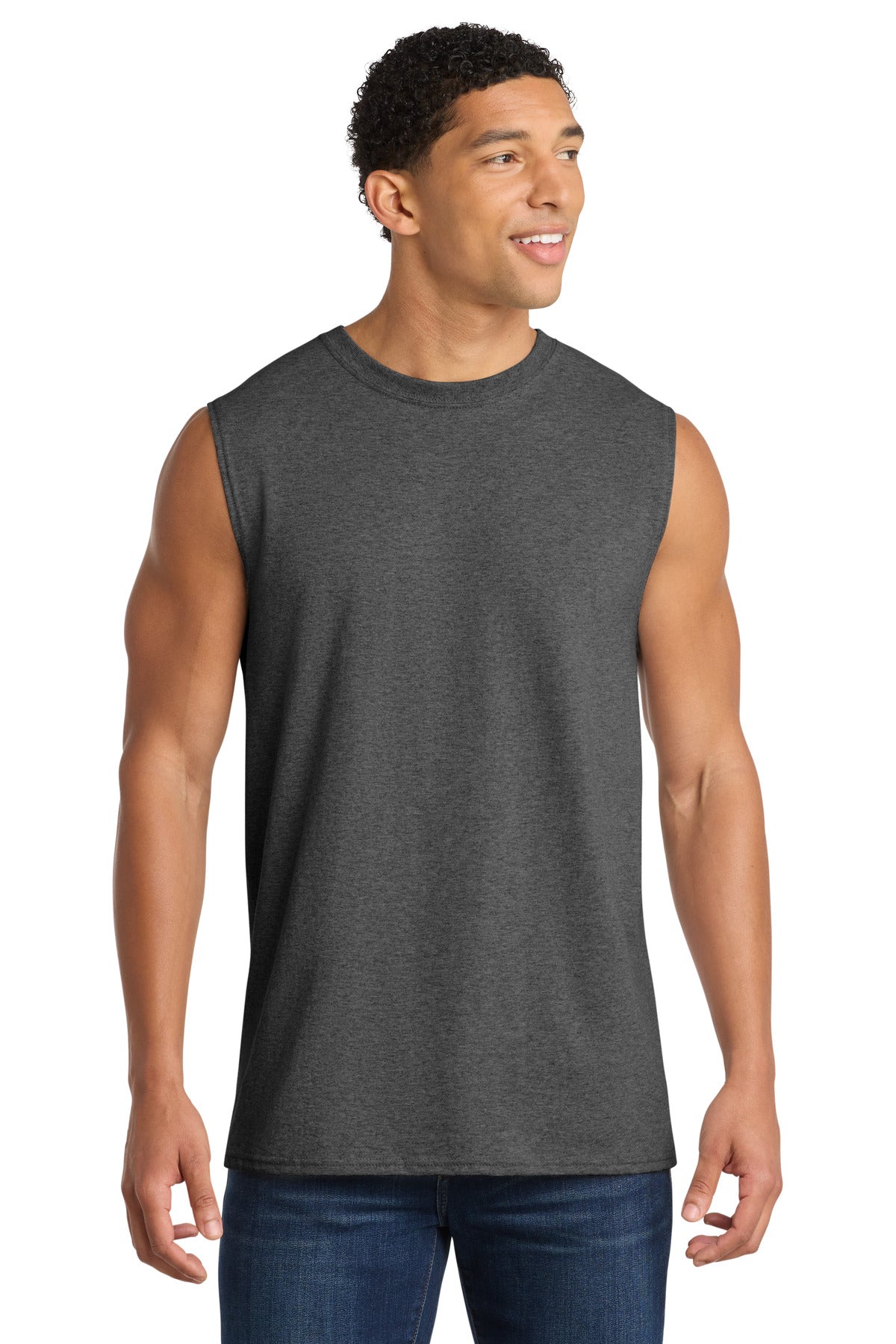 Port & Co™ Core Cotton Sleeveless Tee. PC54SL