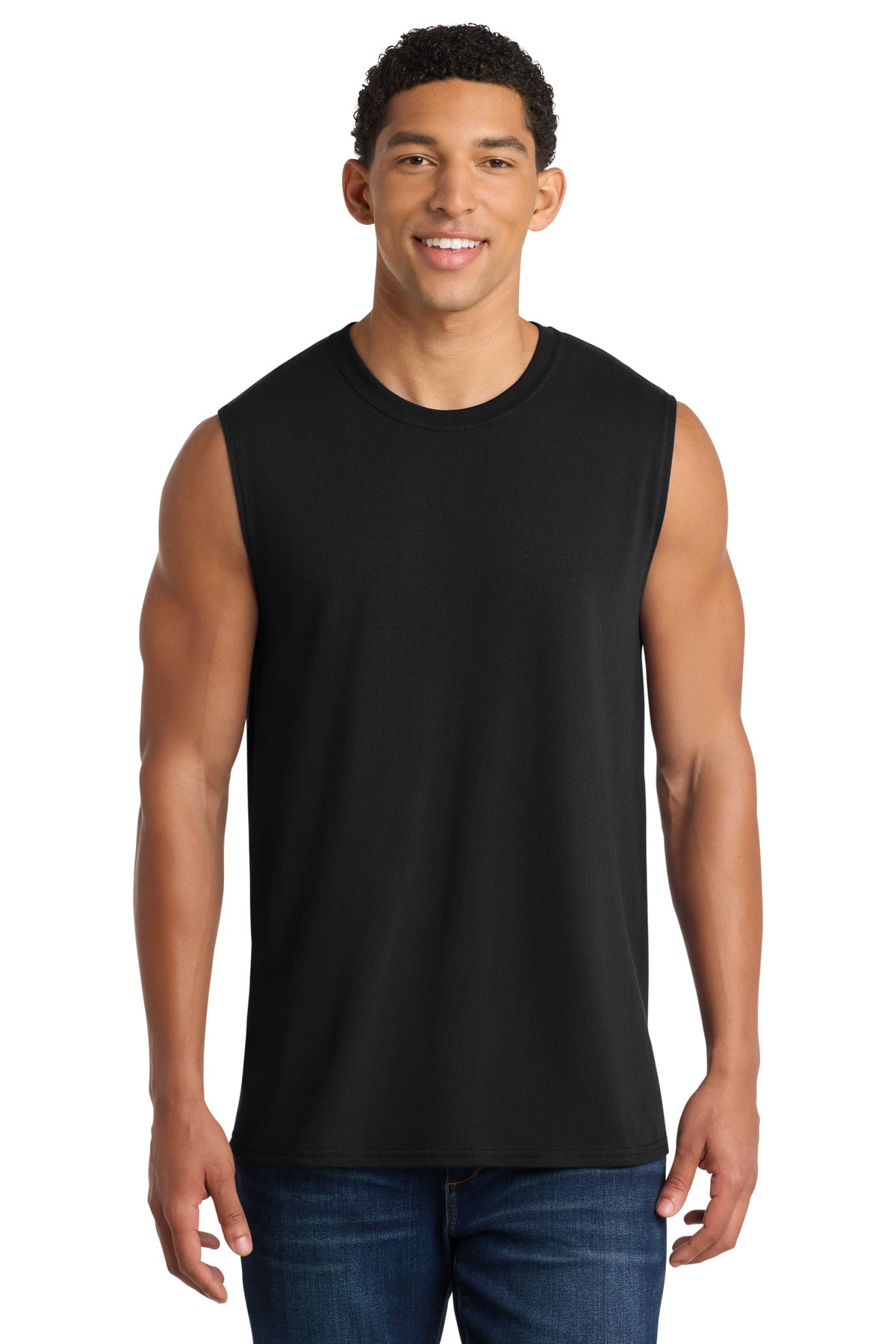 Port & Co™ Core Cotton Sleeveless Tee. PC54SL