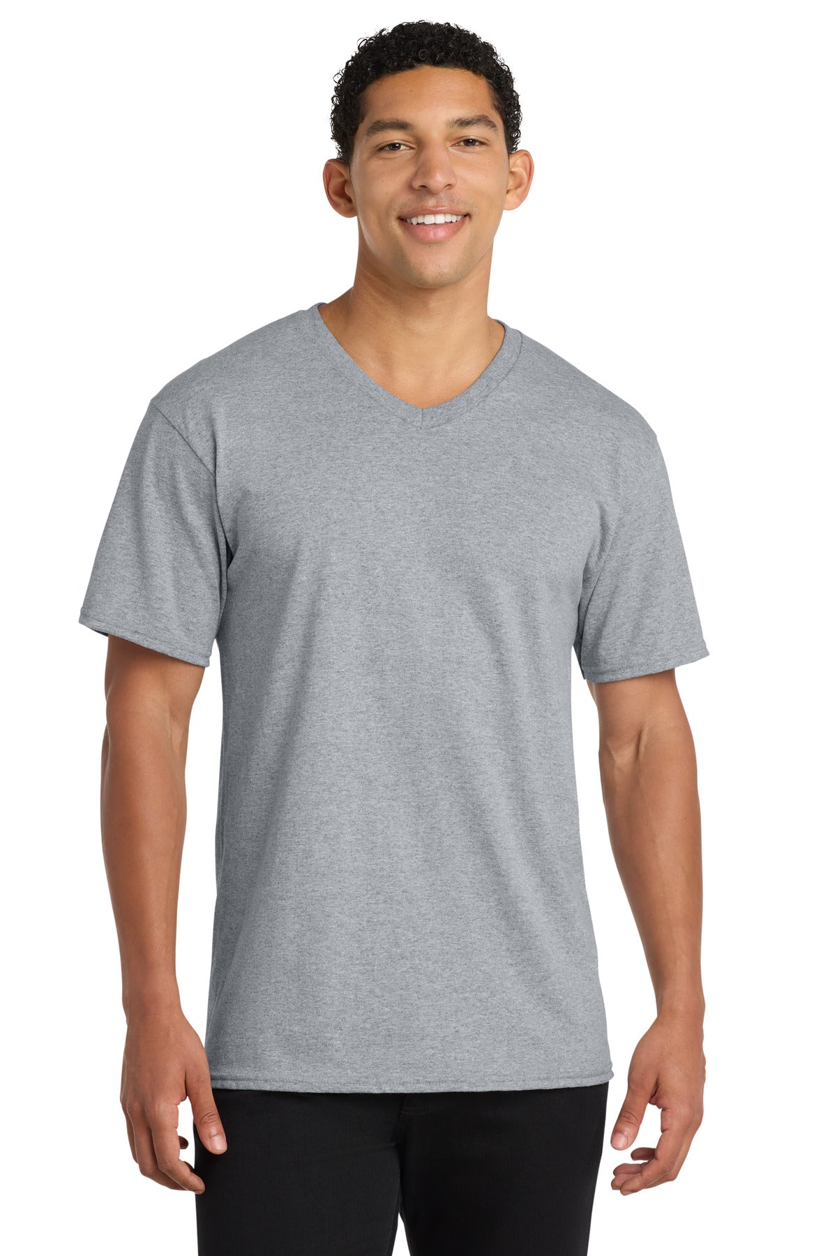 Port & Co™ Core Cotton V-Neck Tee. PC54V