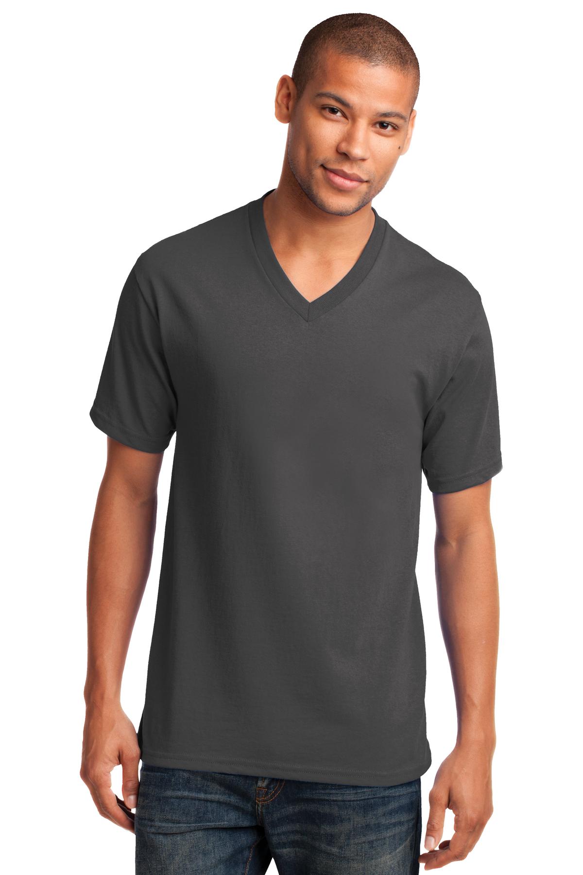 Port & Co™ Core Cotton V-Neck Tee. PC54V