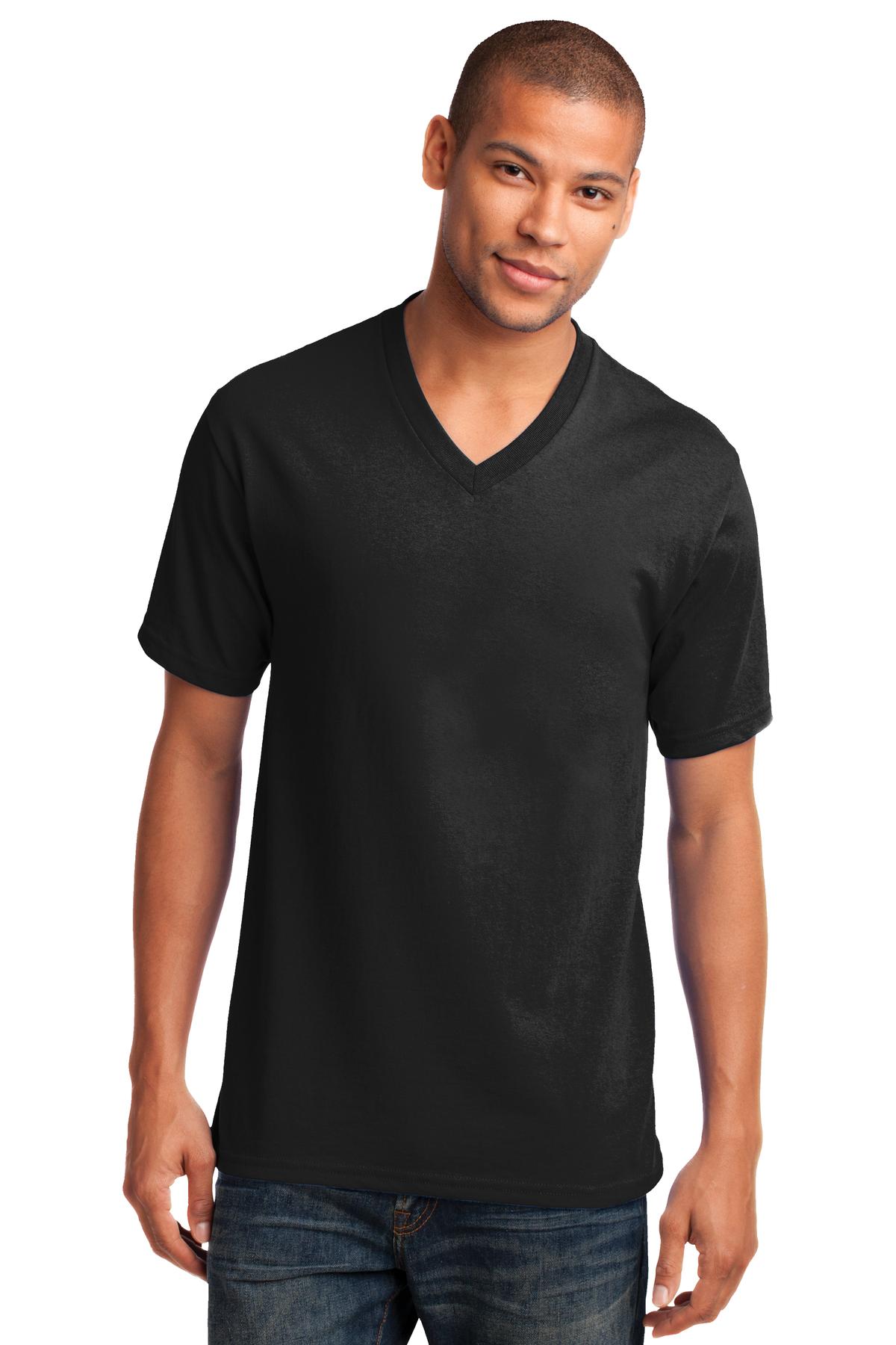 Port & Co™ Core Cotton V-Neck Tee. PC54V