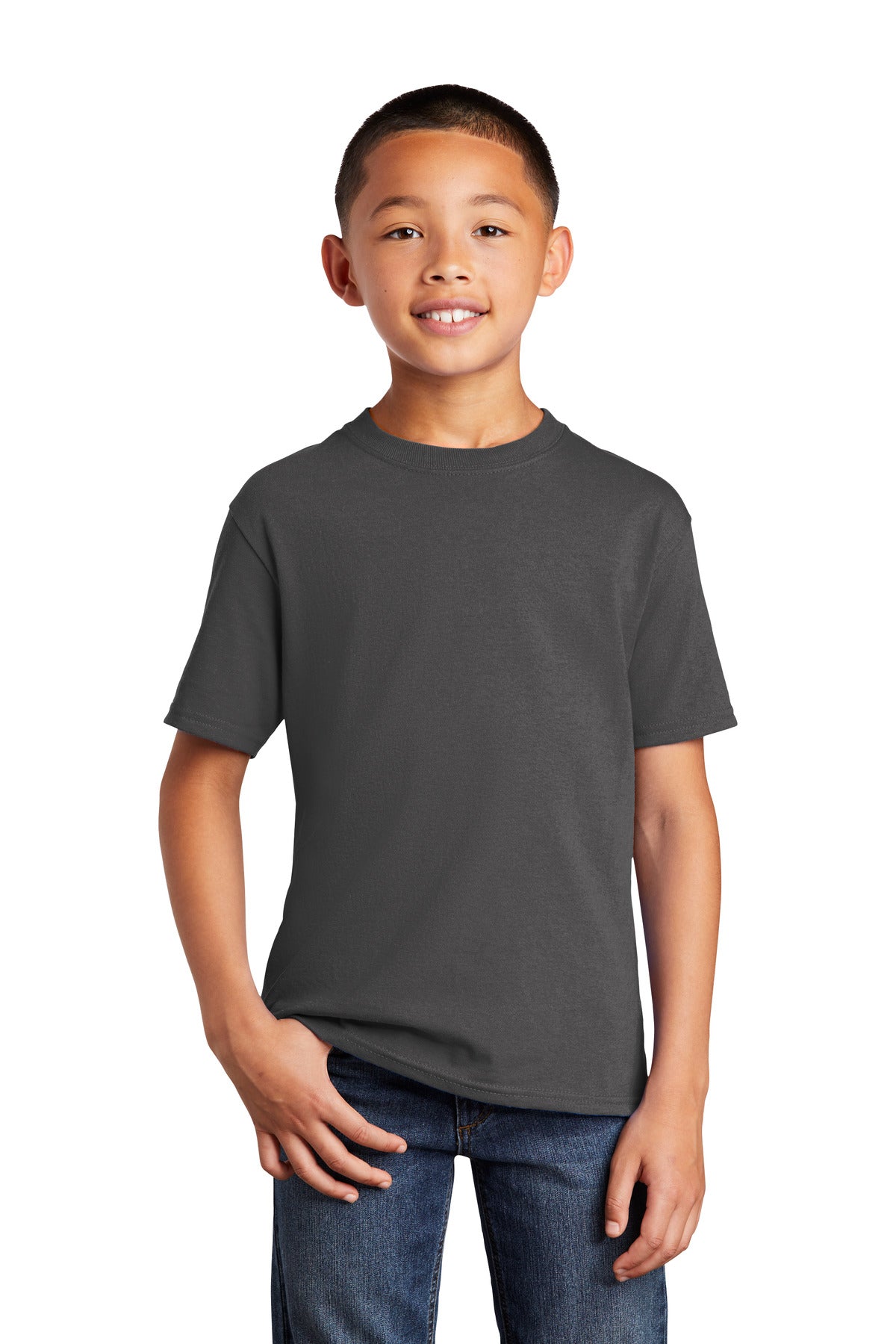 Port & Co™ Youth Core Cotton DTG Tee PC54YDTG