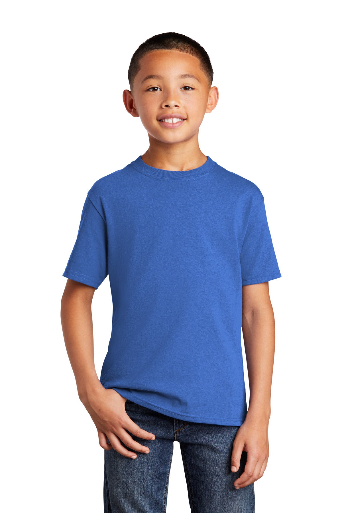 Port & Co™ Youth Core Cotton DTG Tee PC54YDTG
