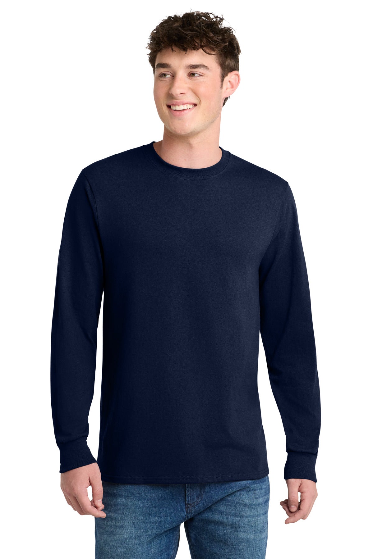 Port & Co™ Tall Long Sleeve Core Blend Tee. PC55LST