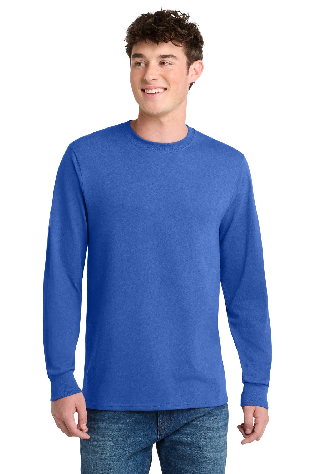 Port & Co™ Tall Long Sleeve Core Blend Tee. PC55LST