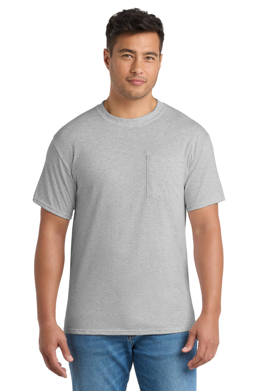 Port & Co™ Tall Core Blend Pocket Tee. PC55PT