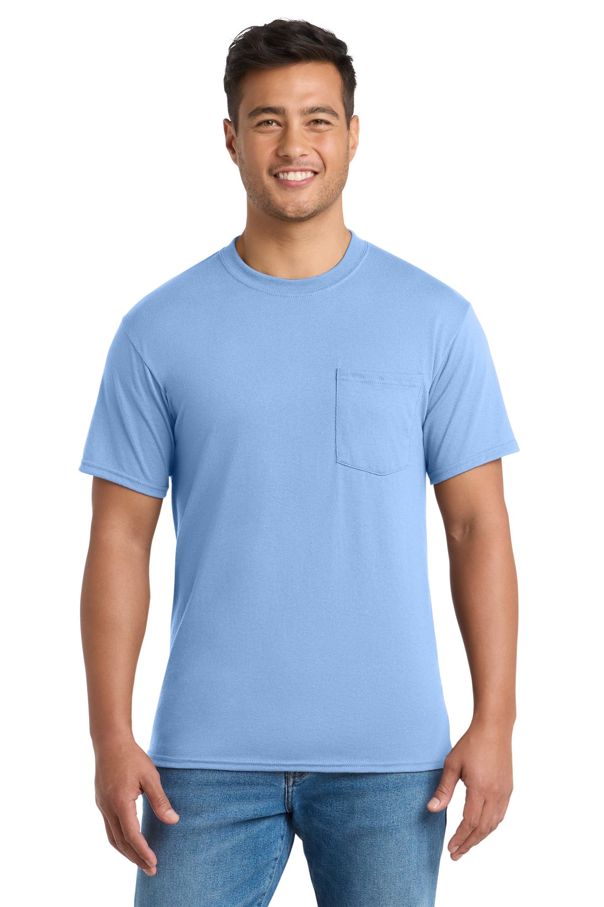 Port & Co™ Tall Core Blend Pocket Tee. PC55PT