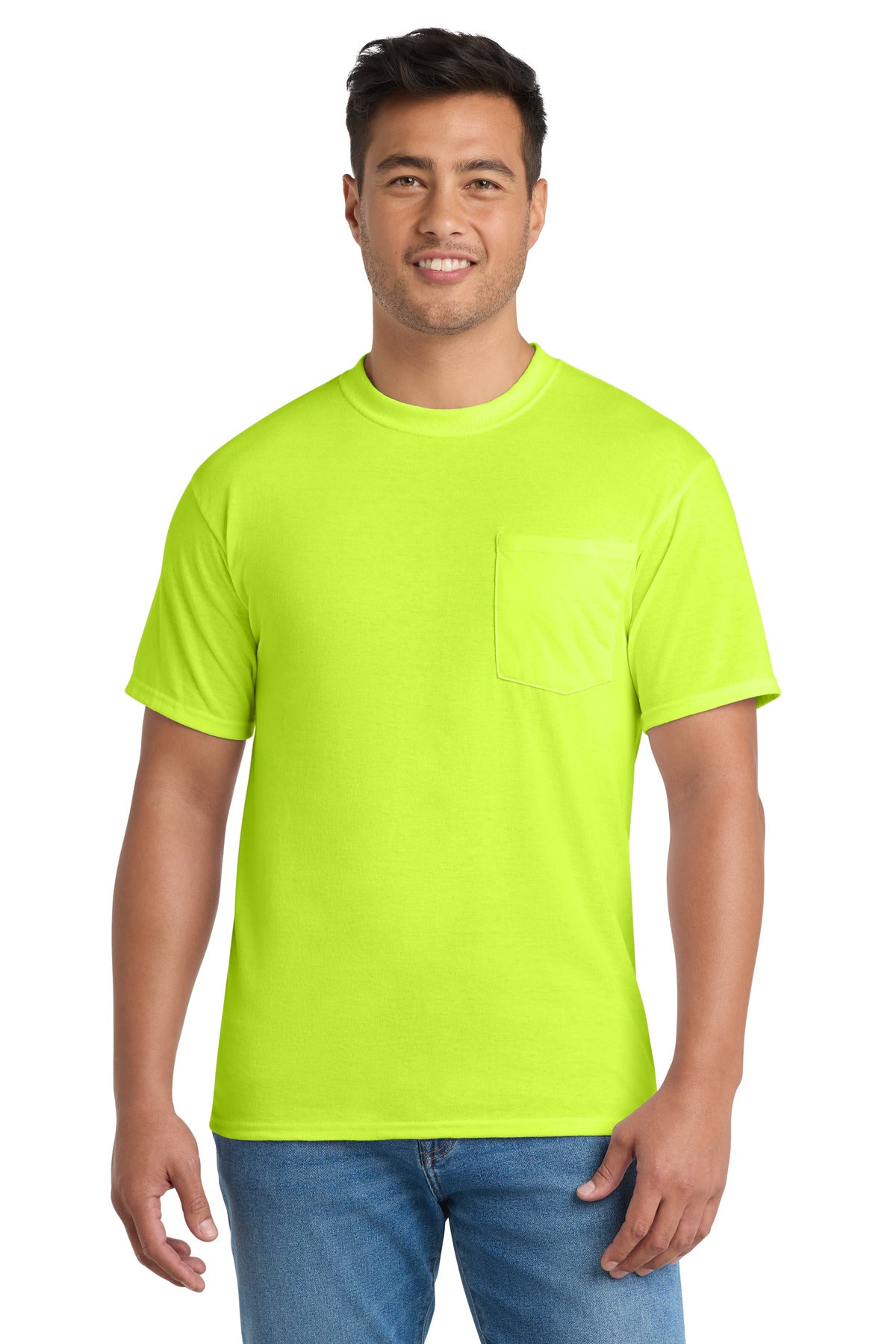 Port & Co™ Tall Core Blend Pocket Tee. PC55PT
