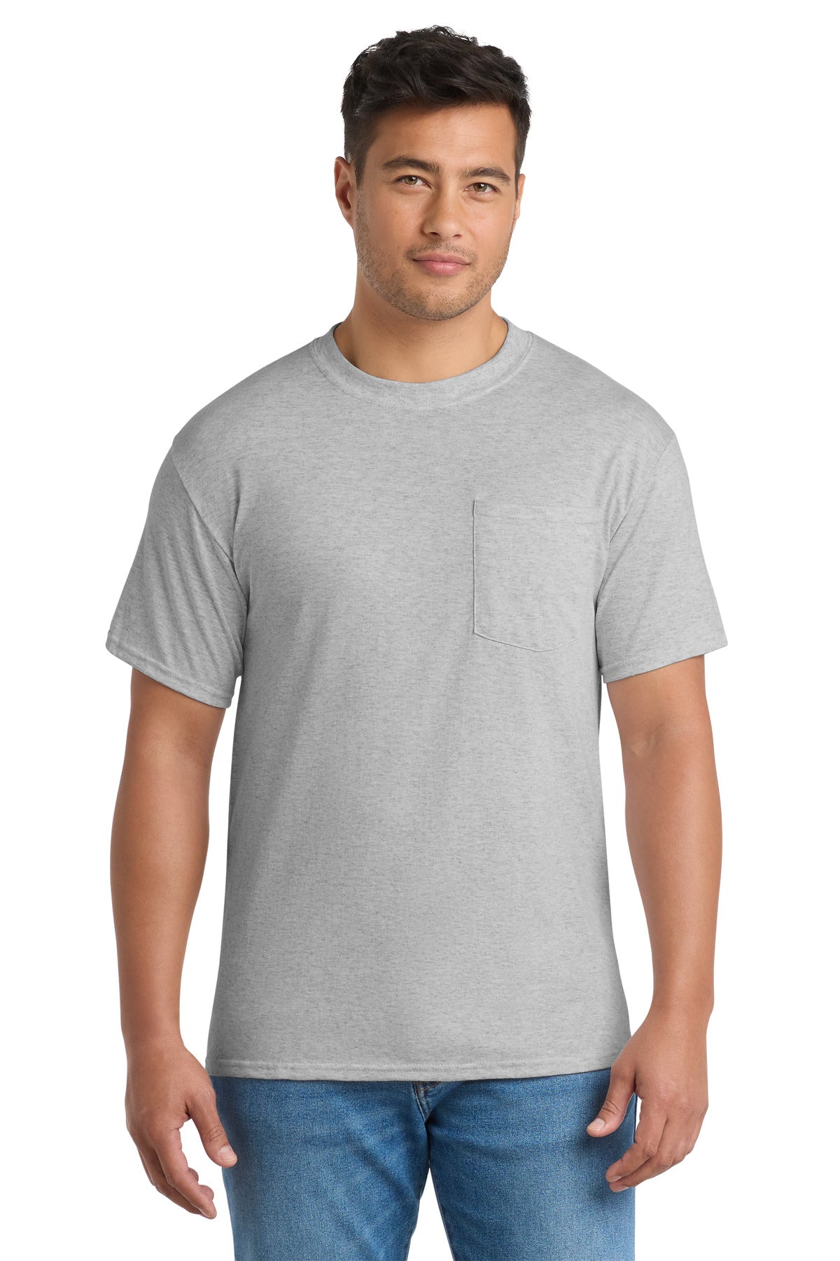 Port & Co™ Core Blend Pocket Tee. PC55P