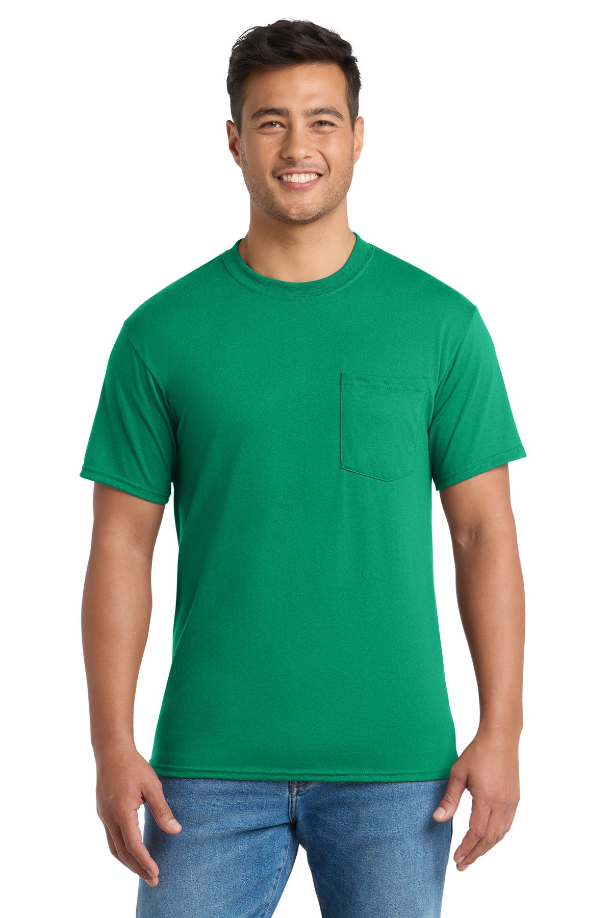 Port & Co™ Core Blend Pocket Tee. PC55P