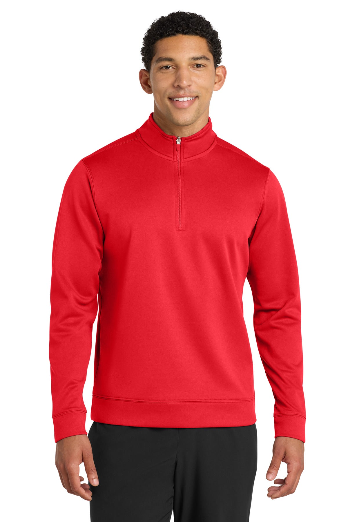 Port & Co™ Performance Fleece 1/4-Zip Pullover Sweatshirt. PC590Q