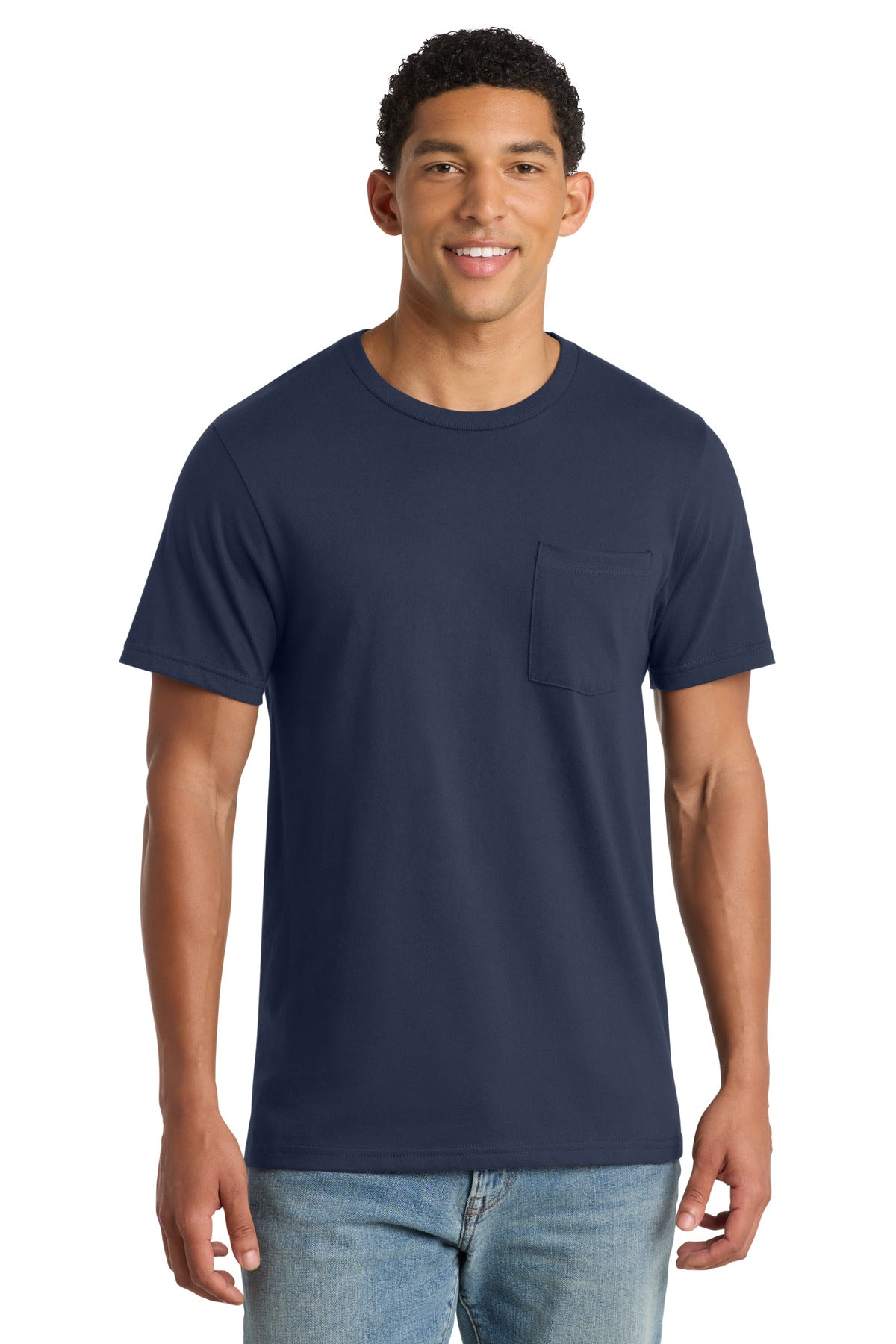 Port & Co™ Bouncer Pocket Tee PC600P