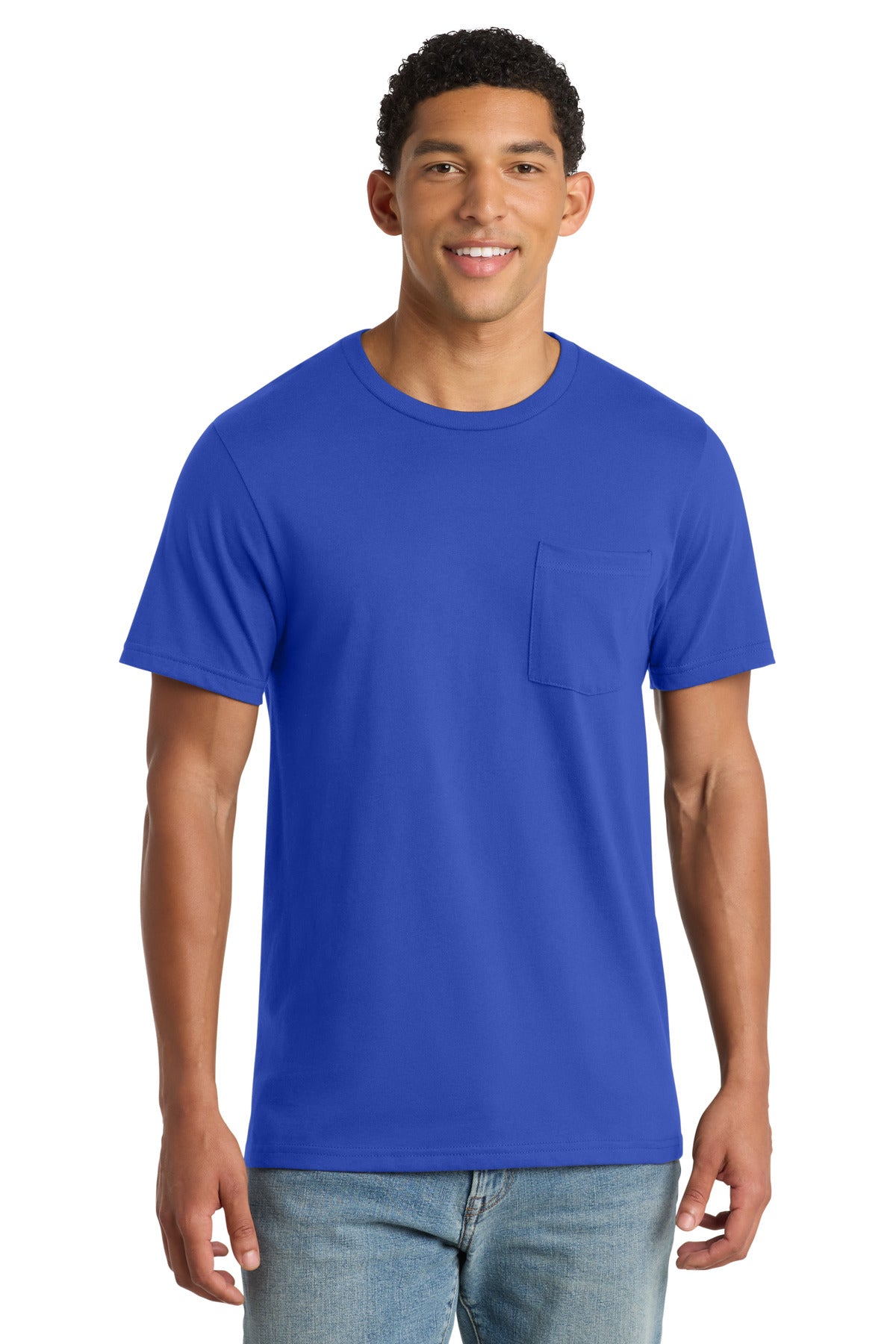 Port & Co™ Bouncer Pocket Tee PC600P
