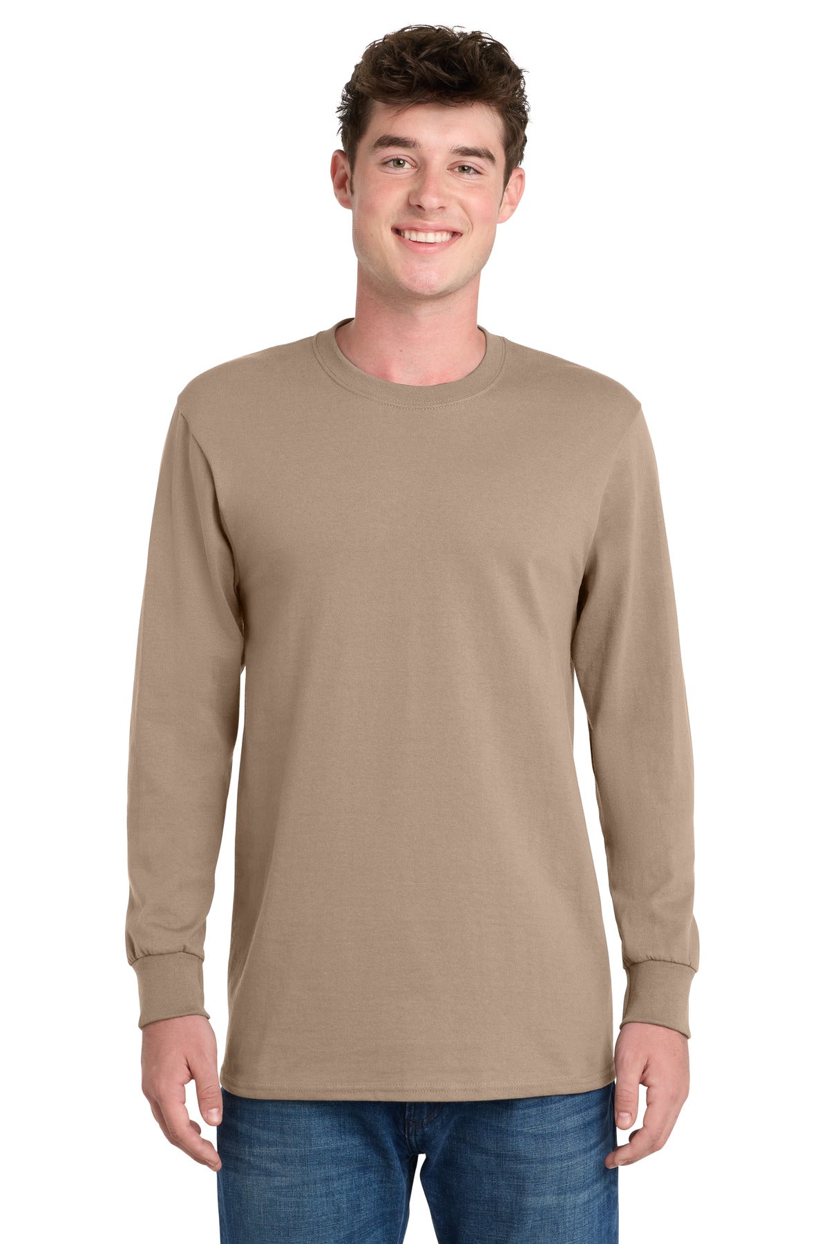 Port & Co™ Tall Long Sleeve Essential Tee. PC61LST