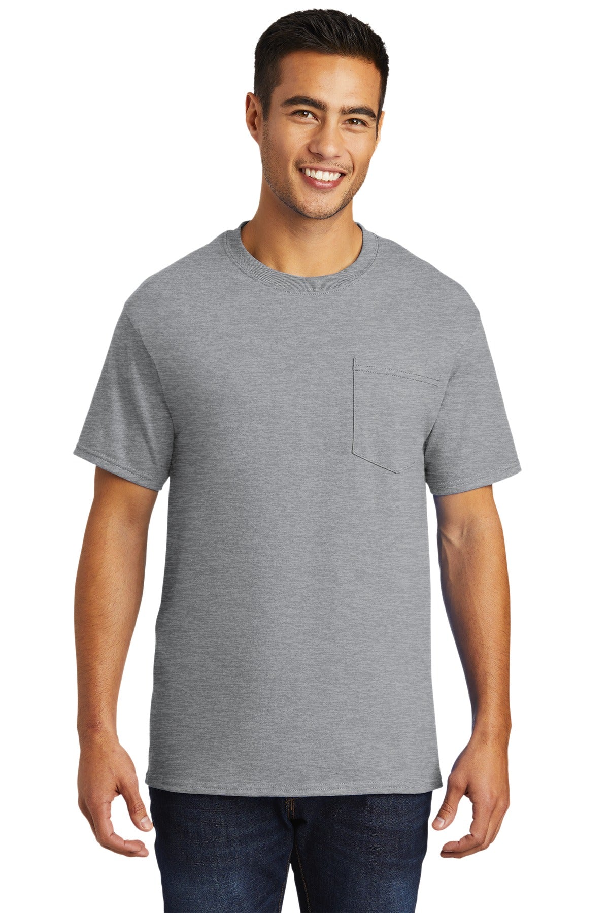Port & Co™ Tall Essential Pocket Tee. PC61PT