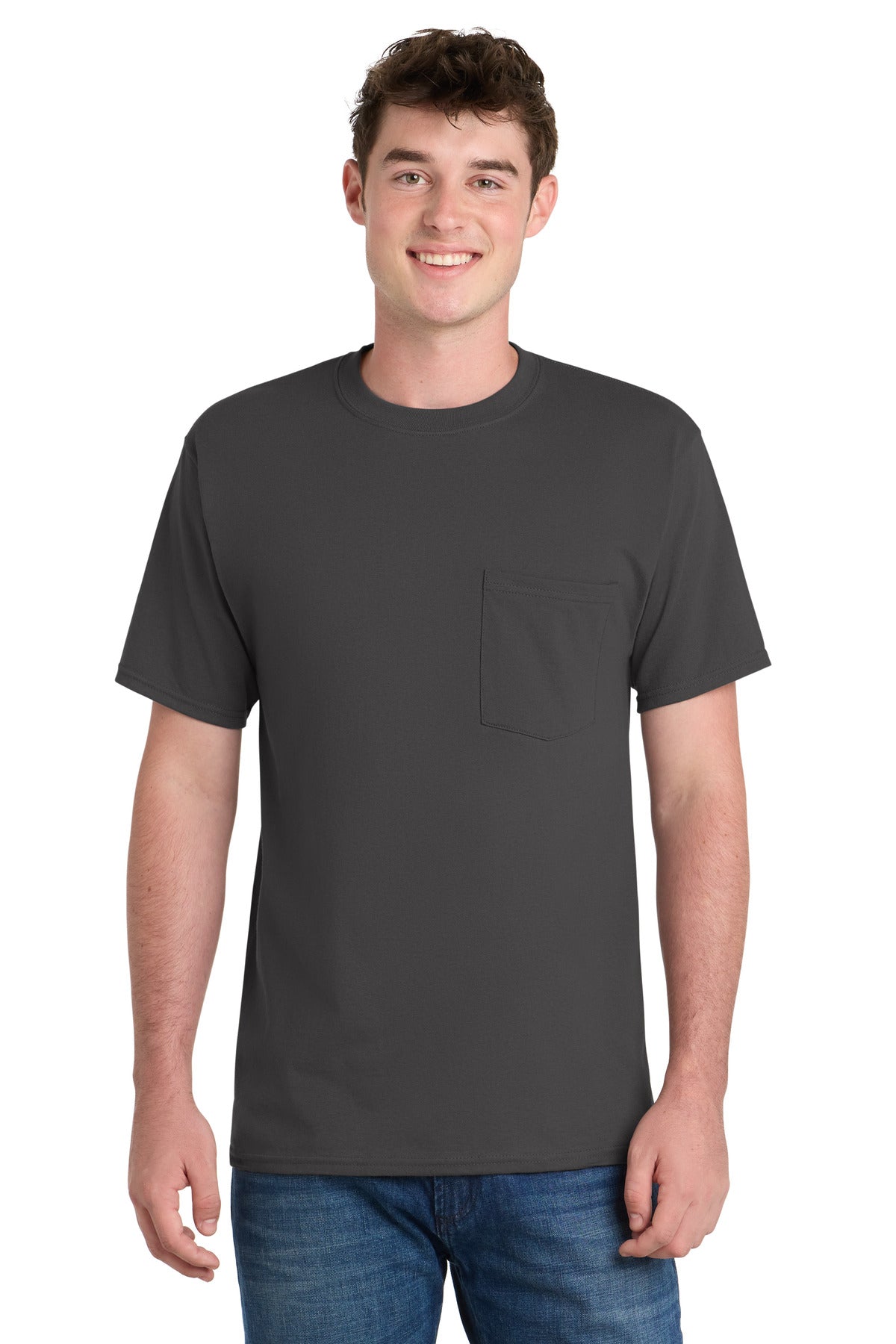 Port & Co™ Tall Essential Pocket Tee. PC61PT