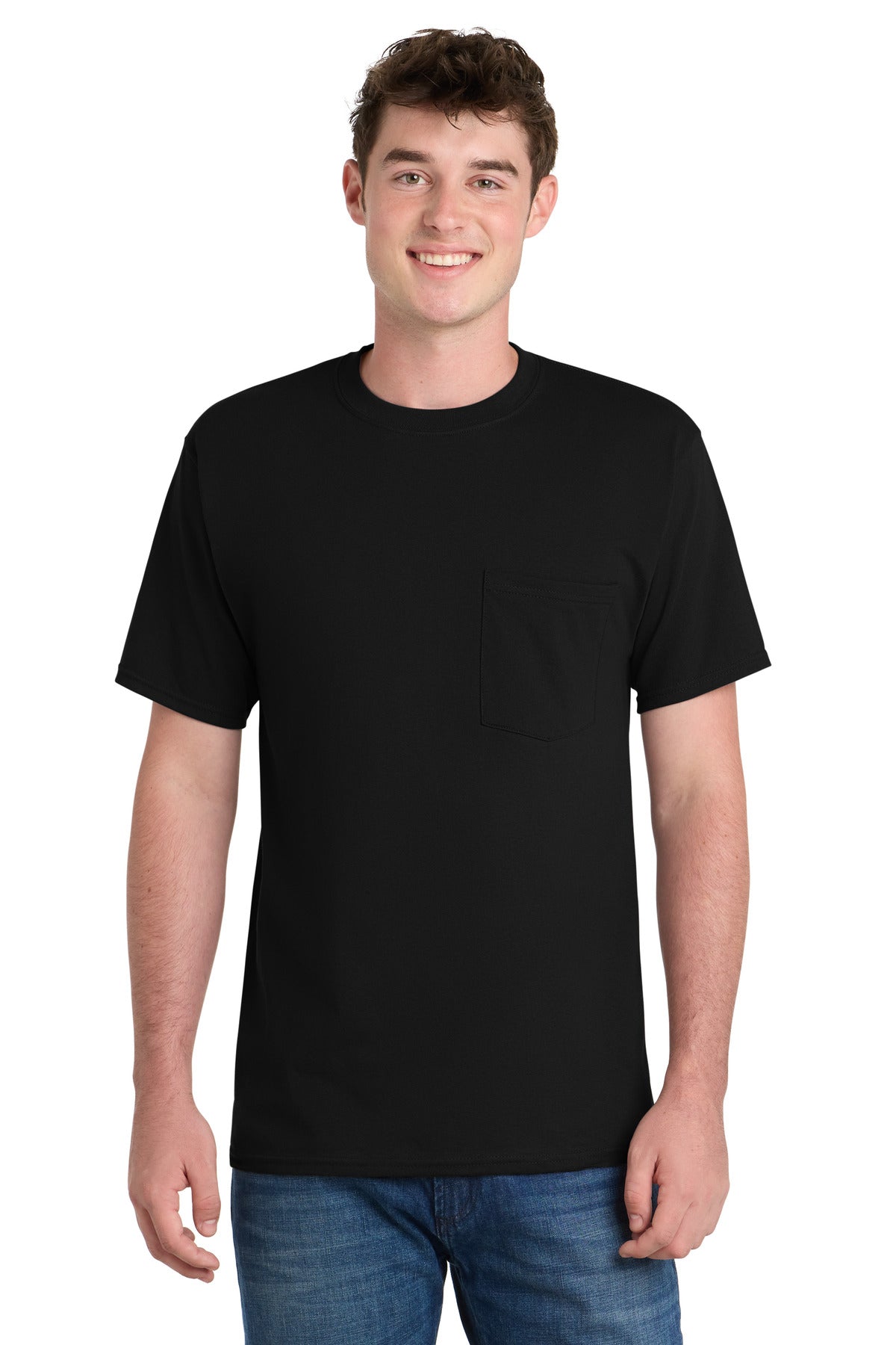 Port & Co™ Tall Essential Pocket Tee. PC61PT