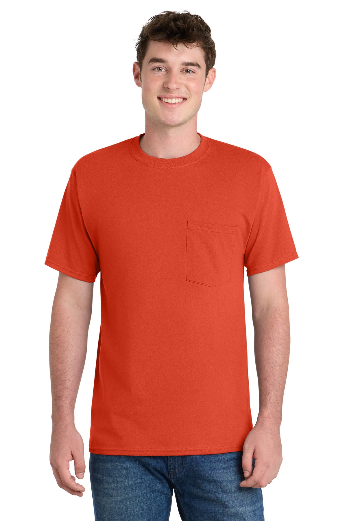 Port & Co™ Tall Essential Pocket Tee. PC61PT