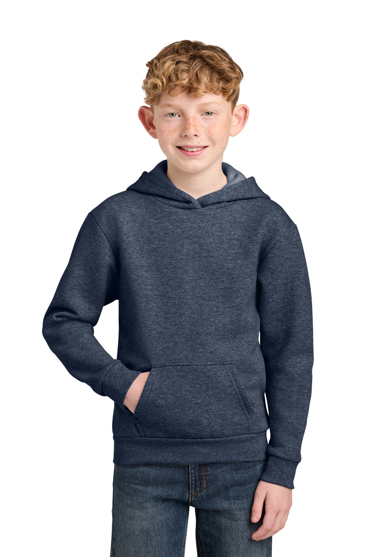 Port & Co™ Youth Easy Fleece Pullover Hooded Sweatshirt PC68YH