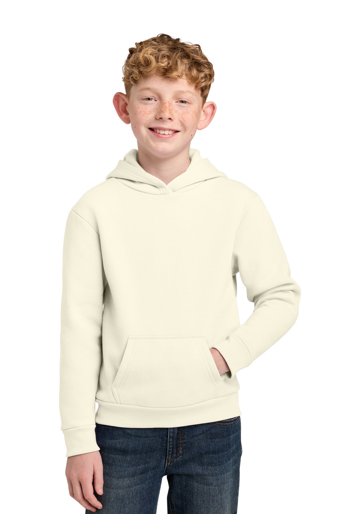 Port & Co™ Youth Easy Fleece Pullover Hooded Sweatshirt PC68YH